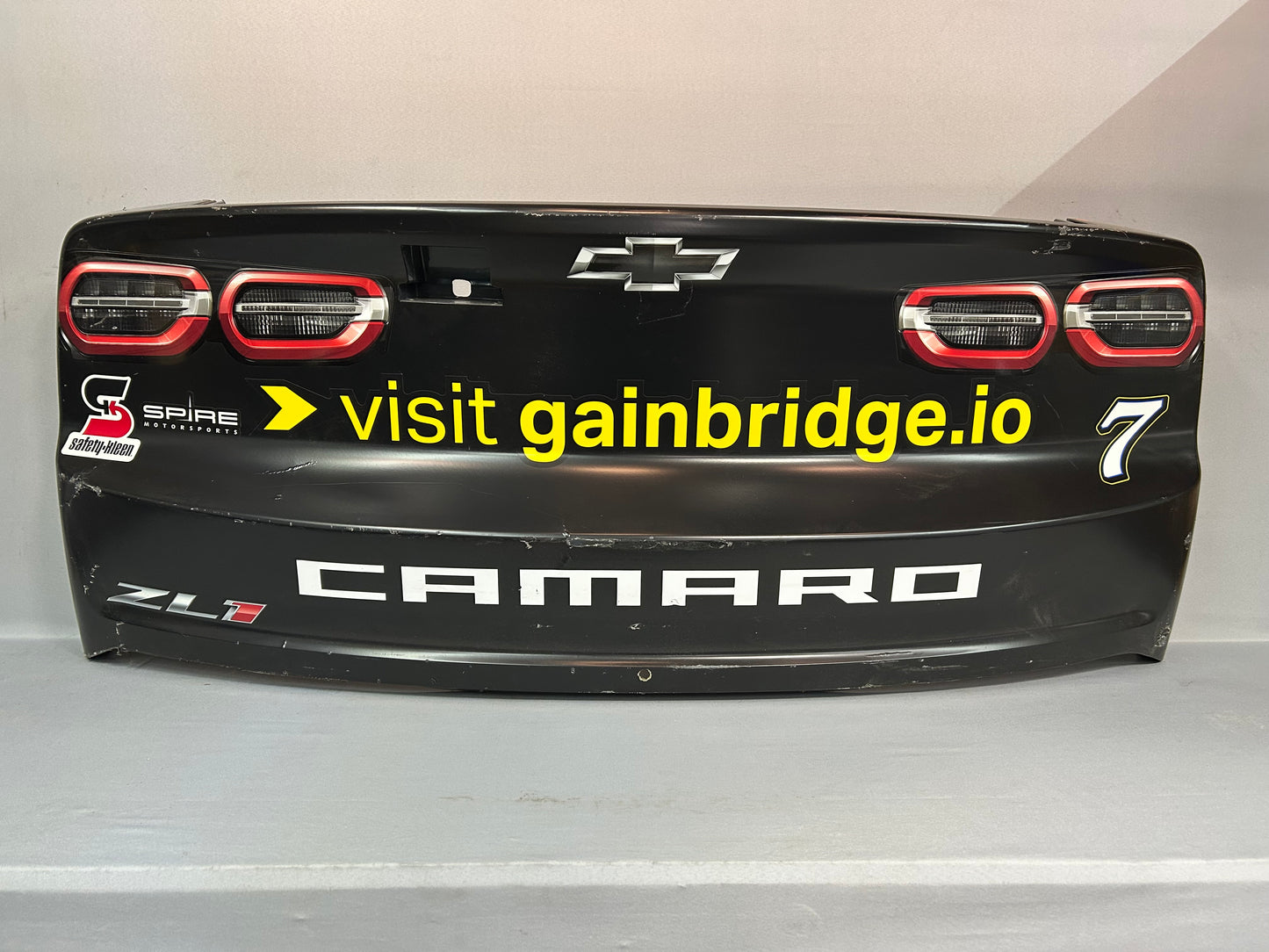 Corey Lajoie #7 2024 Indianapolis Gainbridge Nascar Rear Bumper