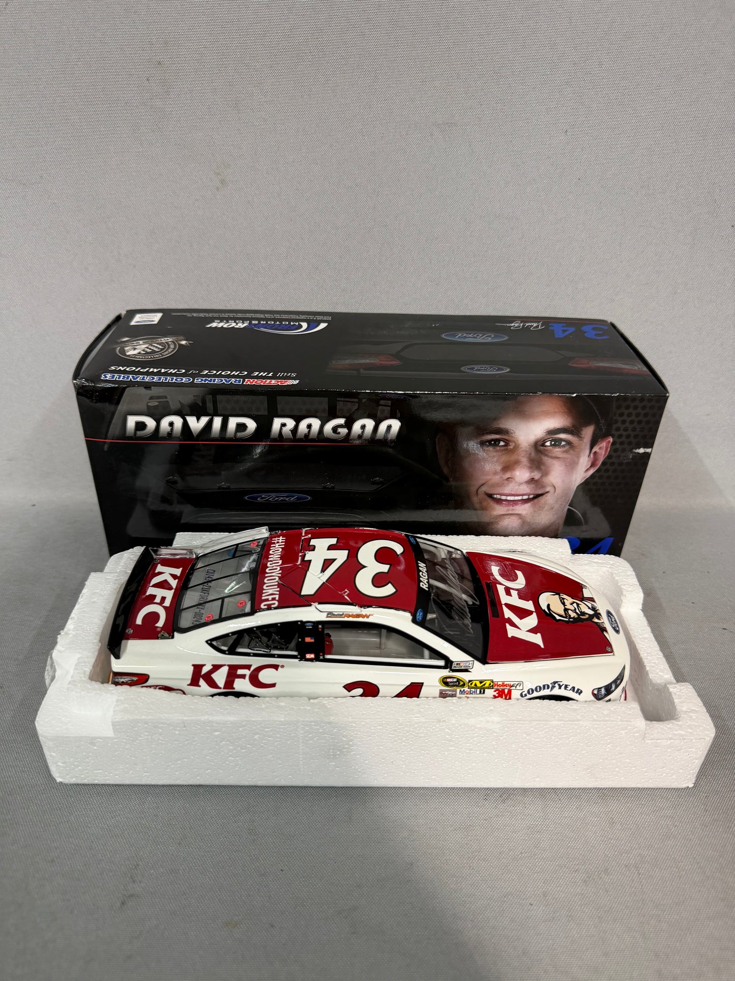 David Ragan #34 2014 KFC Nascar Autographed Diecast
