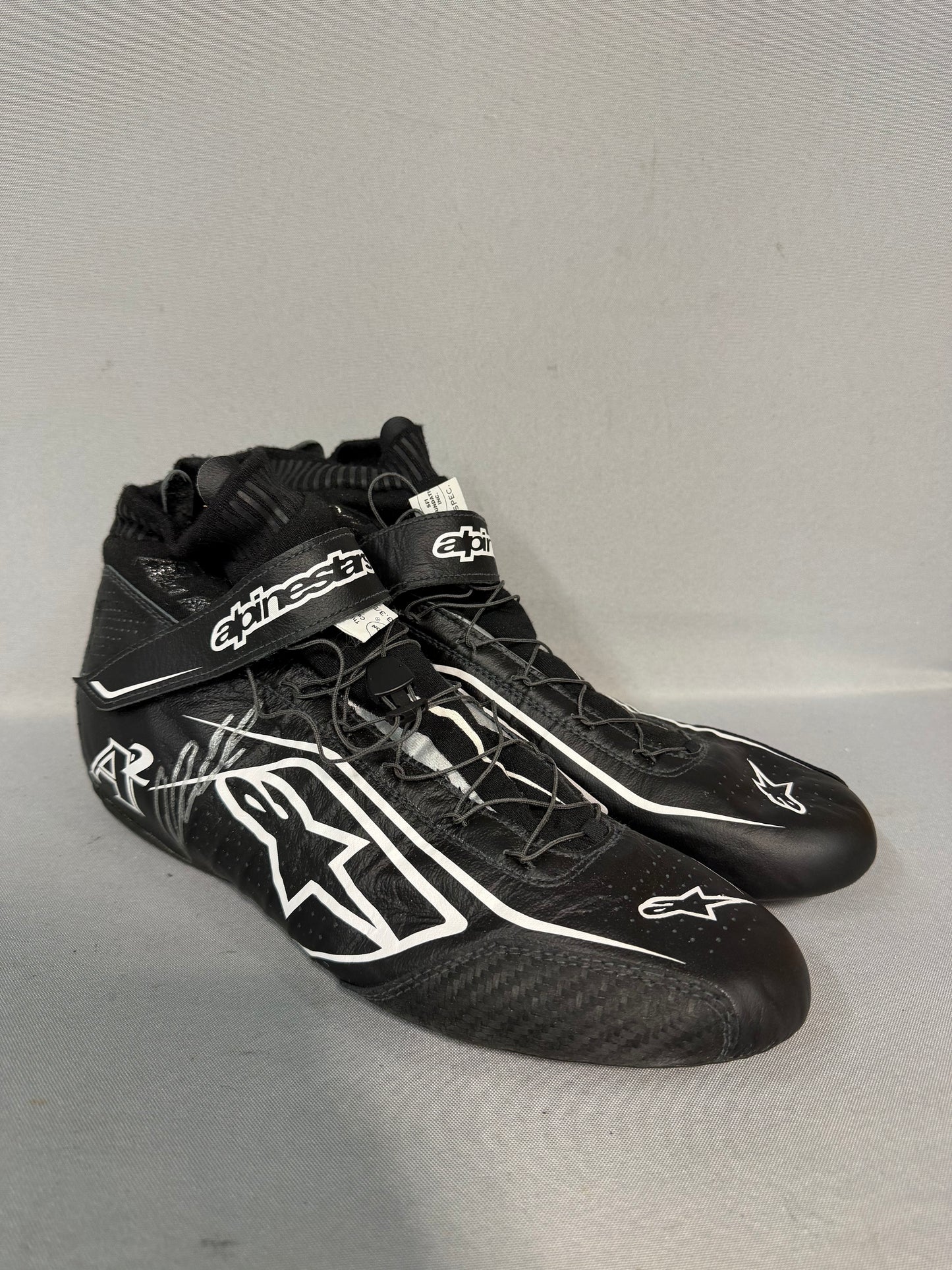 Aric Almirola #10 2022 Autographed Alpine Star Nascar Driver Shoes