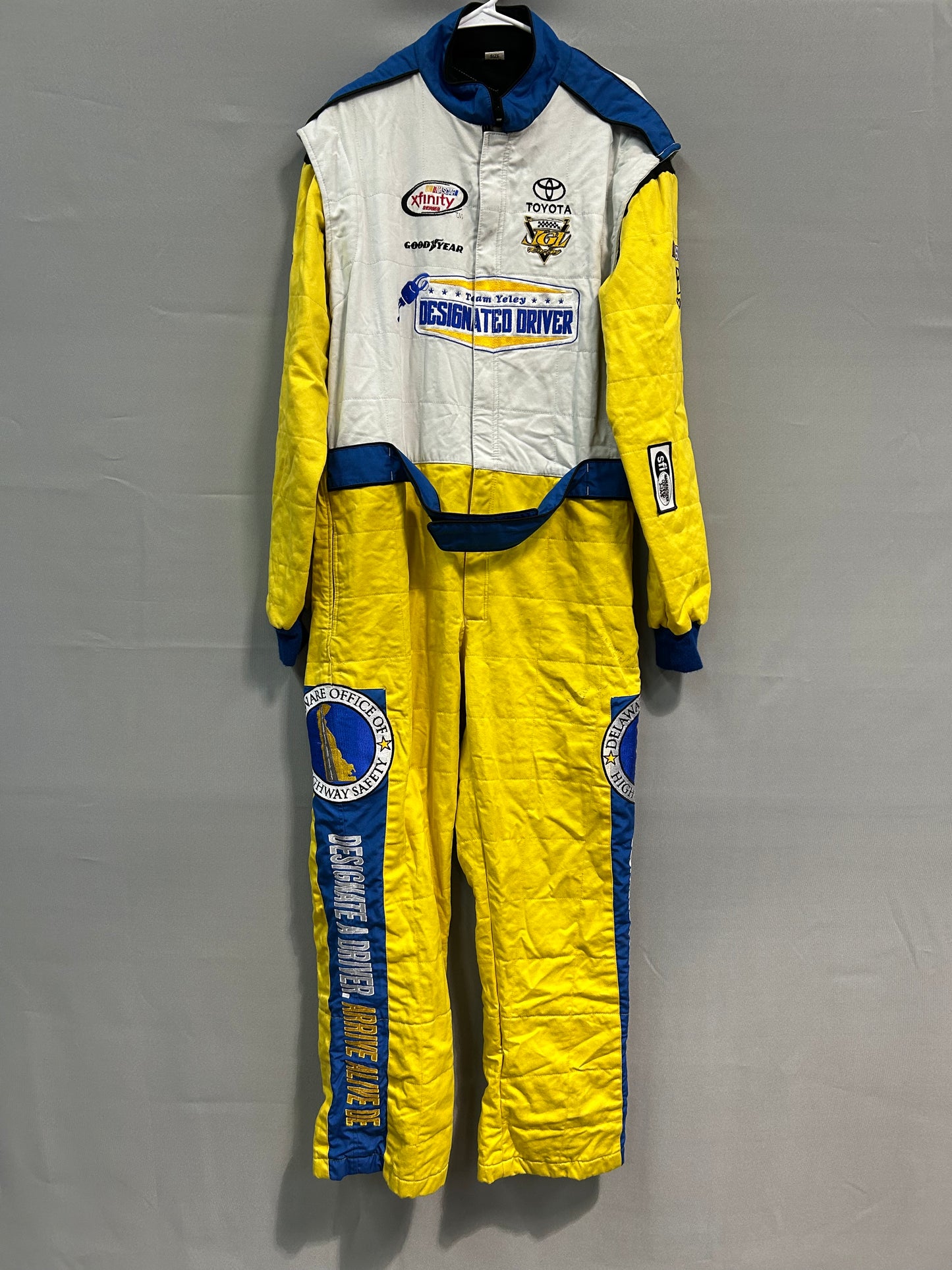 JJ Yeley #27 2011 Dover Designate A Sober Driver Nascar Driver Firesuit