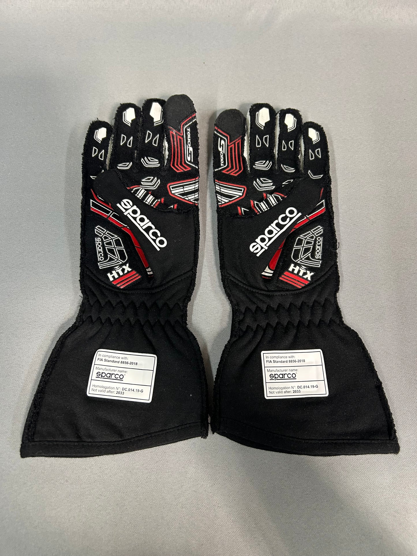Aric Almirola #10 Autographed Sparco Nascar Driver Gloves