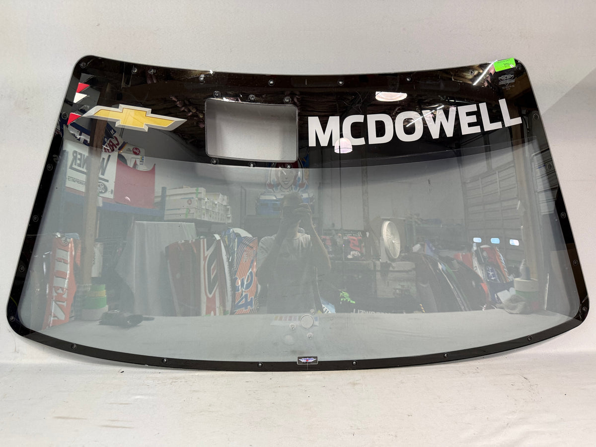 Michael McDowell #71 2026 Watkins Glen Nascar Front Windshield
