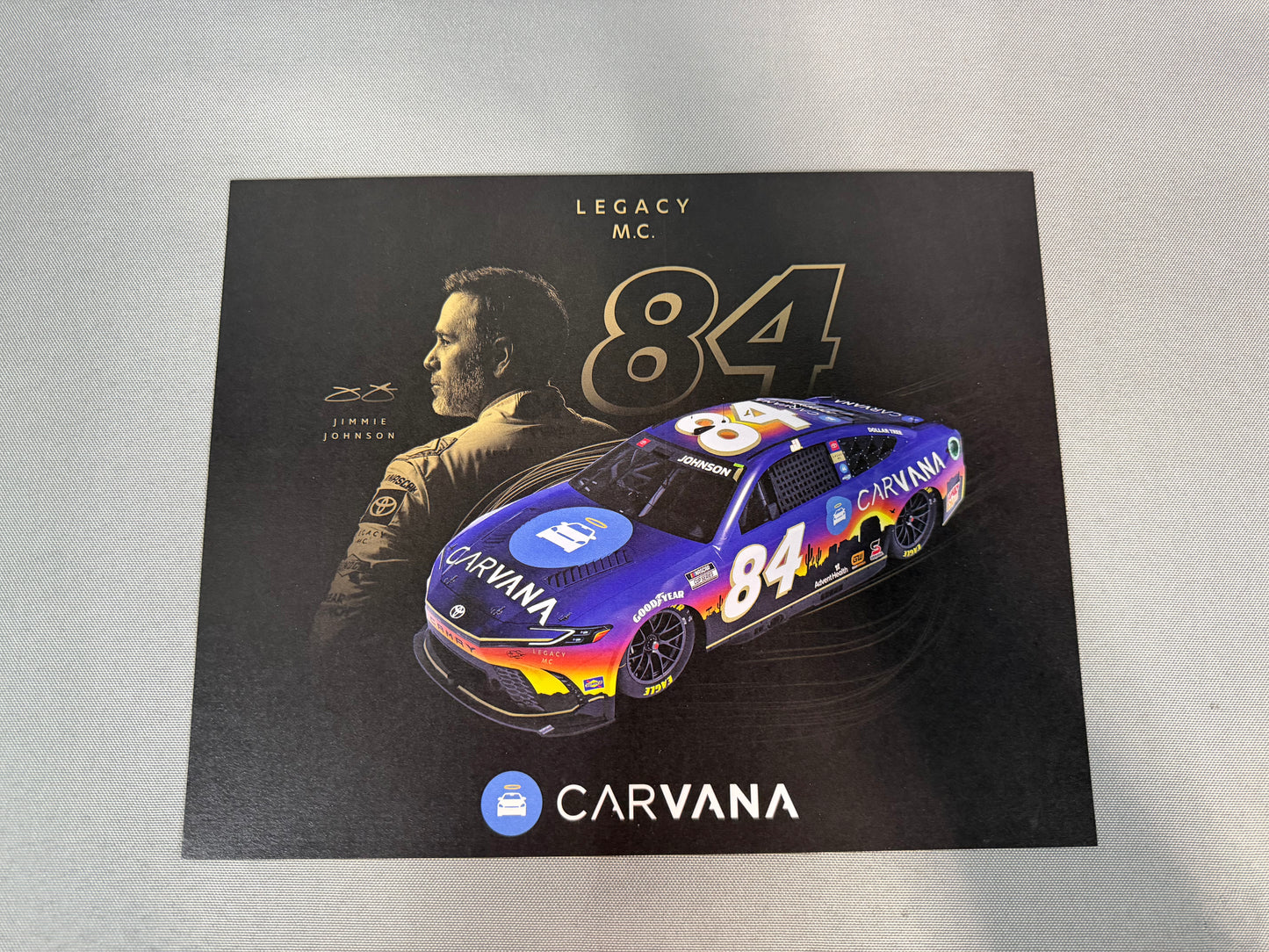 Jimmie Johnson #84 2024 Phoenix Carvana Desert Sunrise Nascar Hero Card