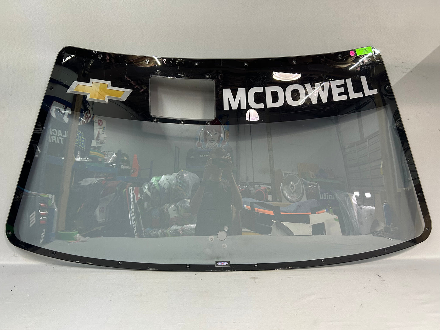 Michael McDowell #71 2025 Watkins Glen Nascar Front Windshield