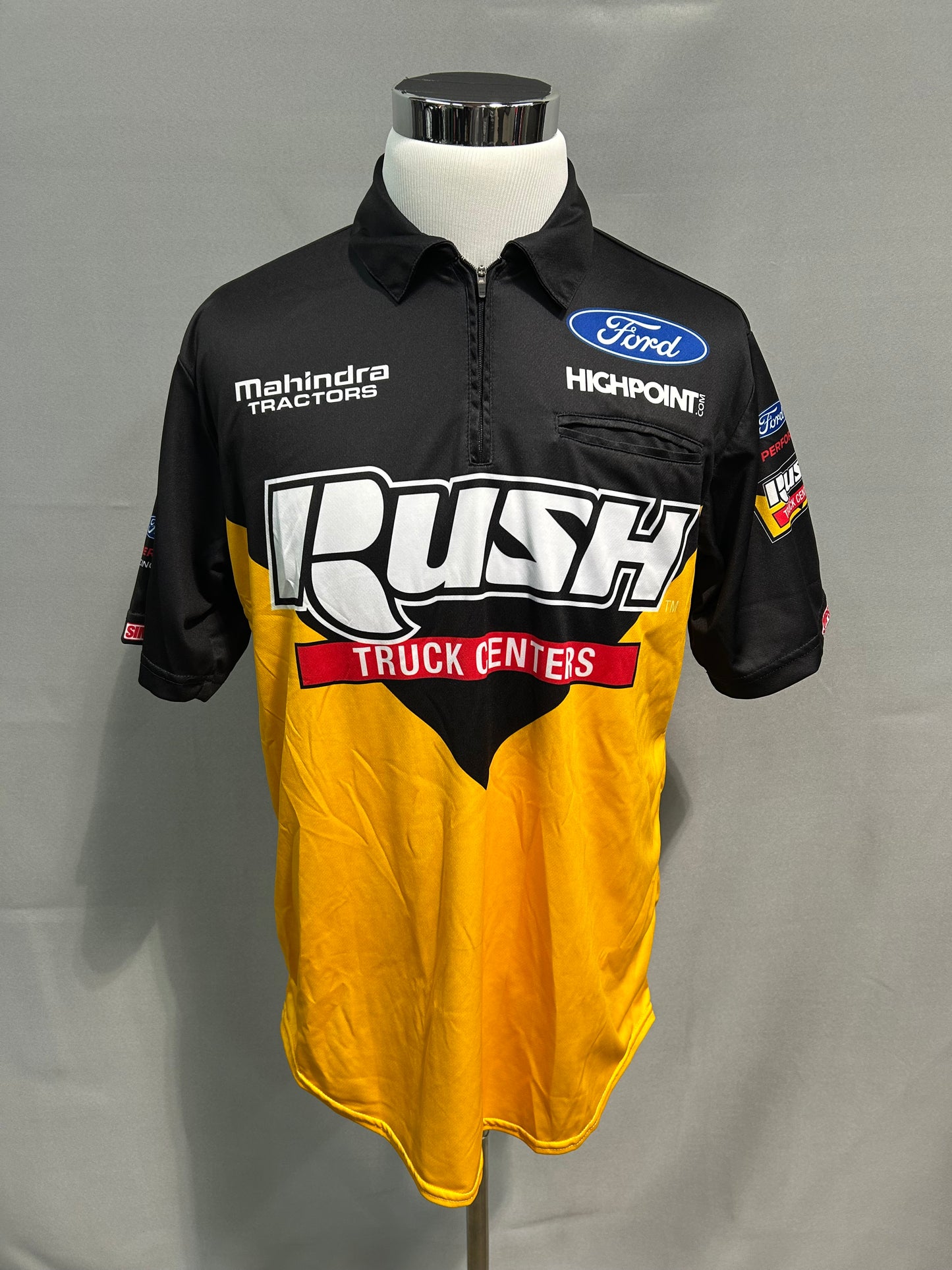Chase Briscoe #14 Rush Truck Center Nascar Crew Shirt Size Medium