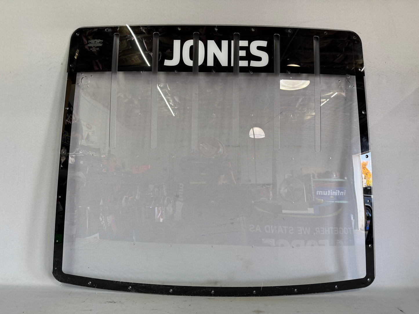 Erik Jones #43 2025 Nascar Rear Windshield
