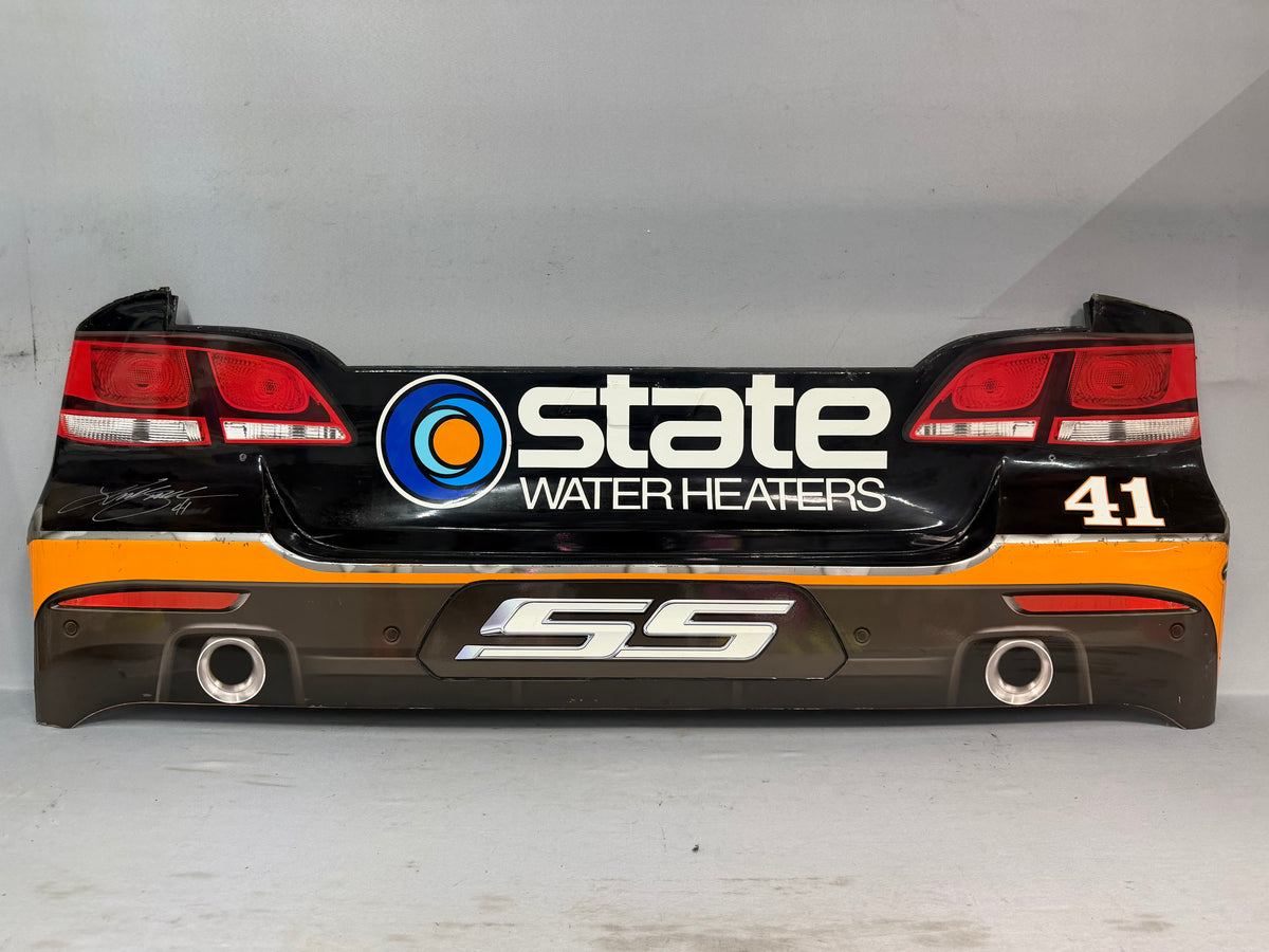 Kurt Busch #41 State Water Heaters Nascar Autographed Rear Bumper