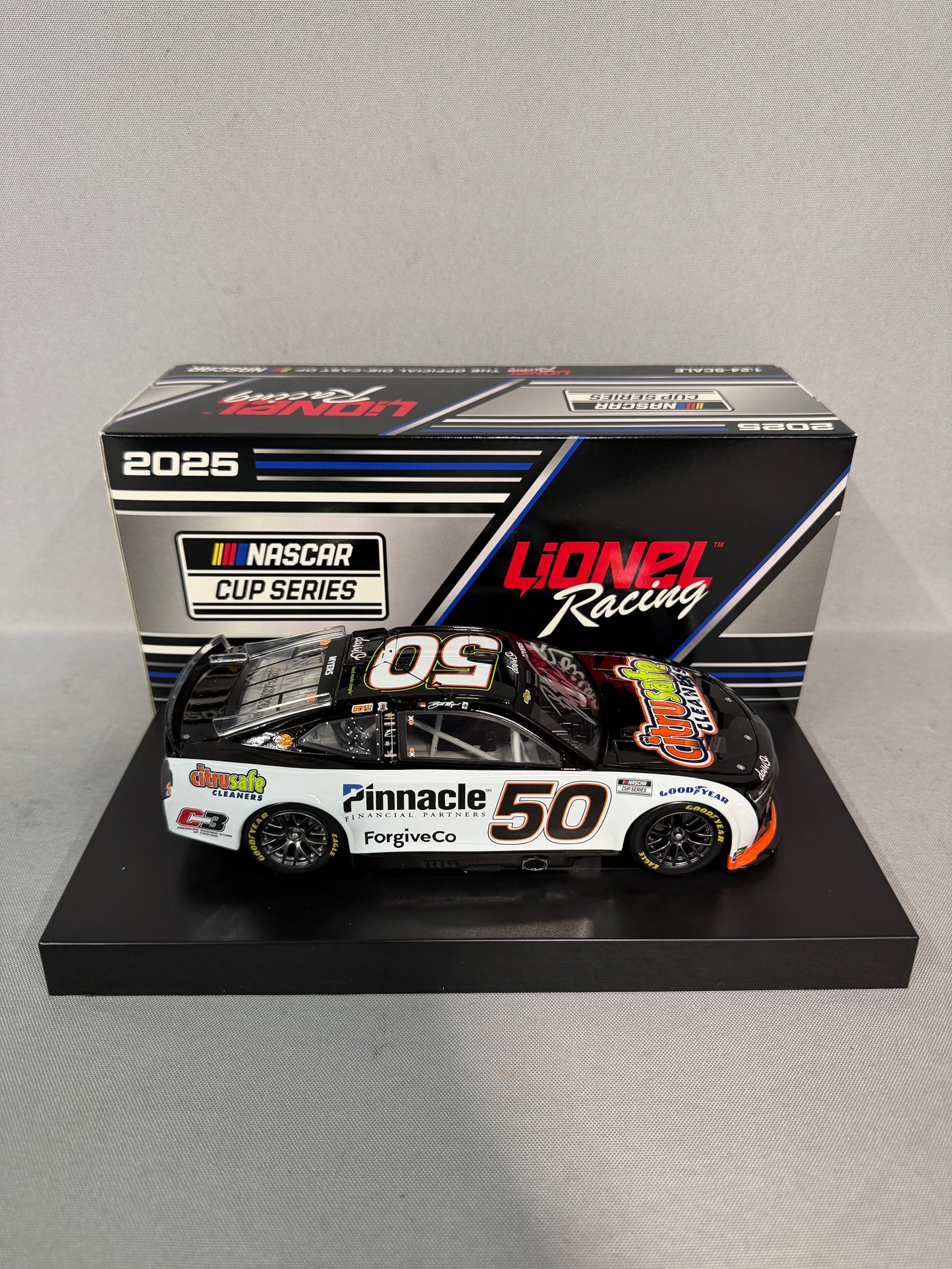 Burt Myers #50 2025 Citrusafe Cleaners Nascar Autographed Diecast