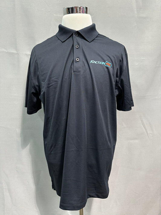 Faction 46 Nascar Team Issued Polo Shirt Size Large