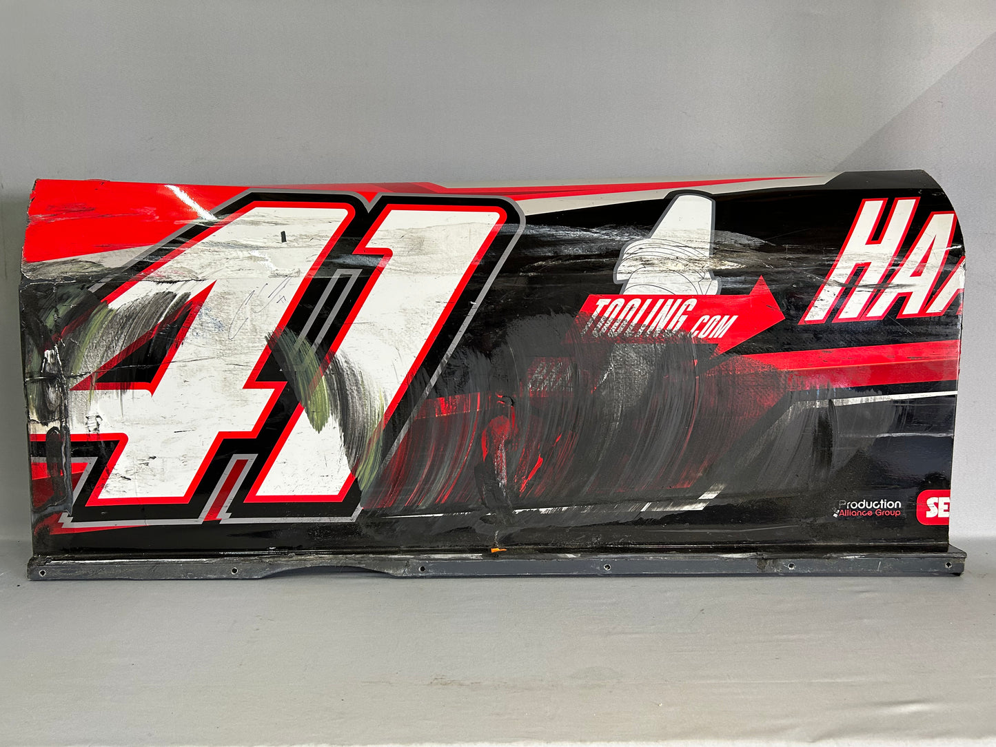 Cole Custer #41 2025 Autographed Haas Tooling Nascar Door Panel