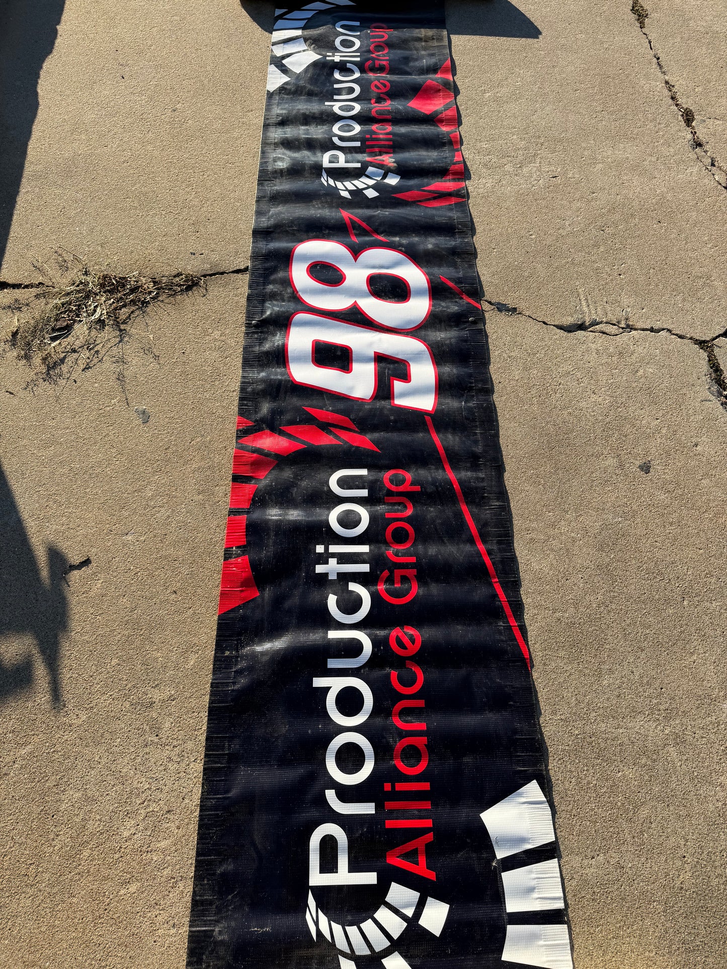 Chase Briscoe #98 2020 Production Alliance Nascar Pit Box Riser Banner