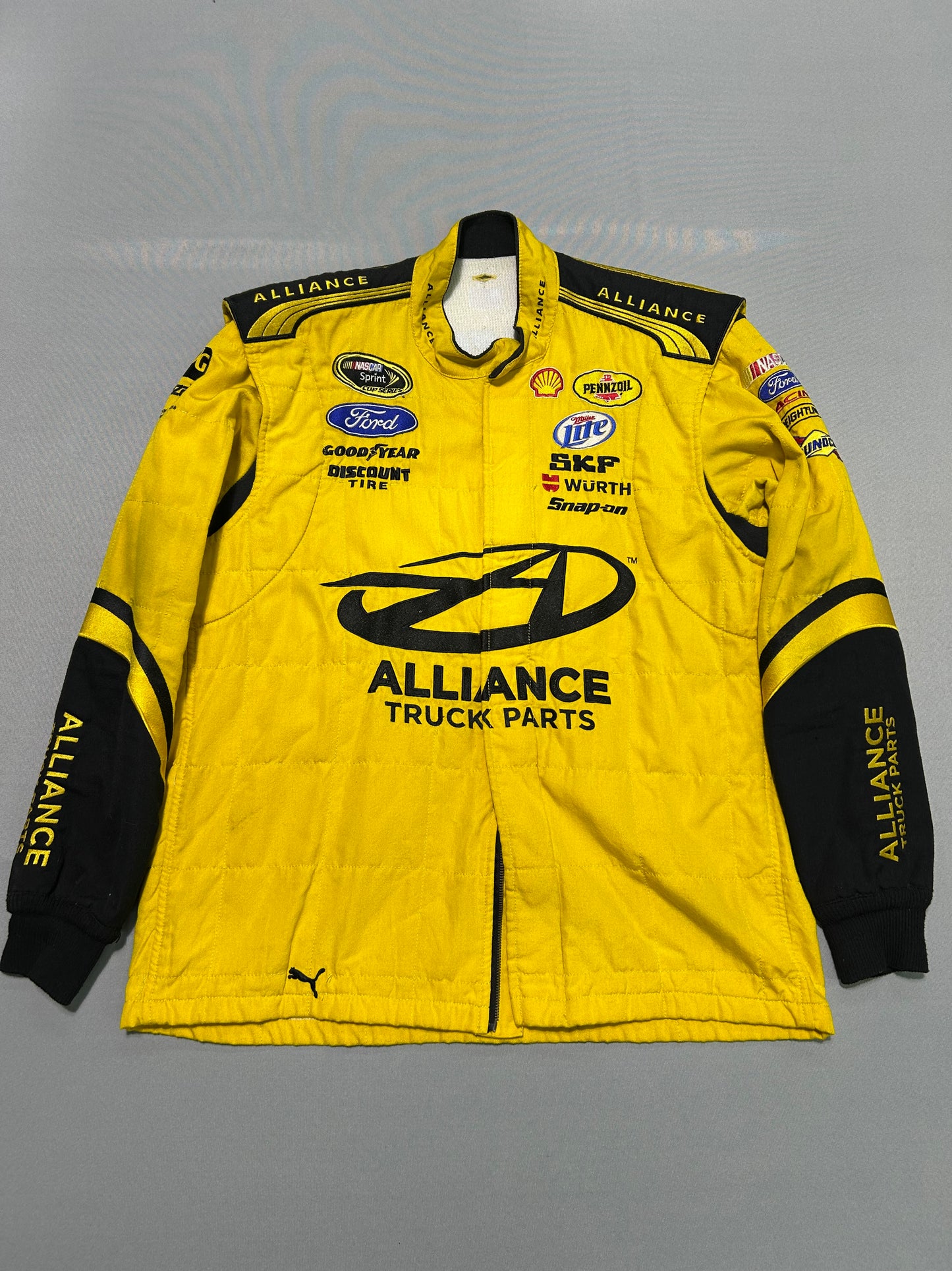 Brad Keselowski #2 Alliance Truck Parts Nascar Crew Firesuit Jacket Size 50