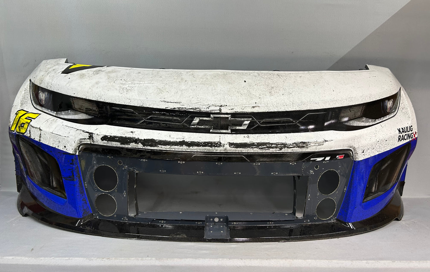 AJ Allmendinger #16 2025 Martinsville Black’s Tire Nascar Front Nose