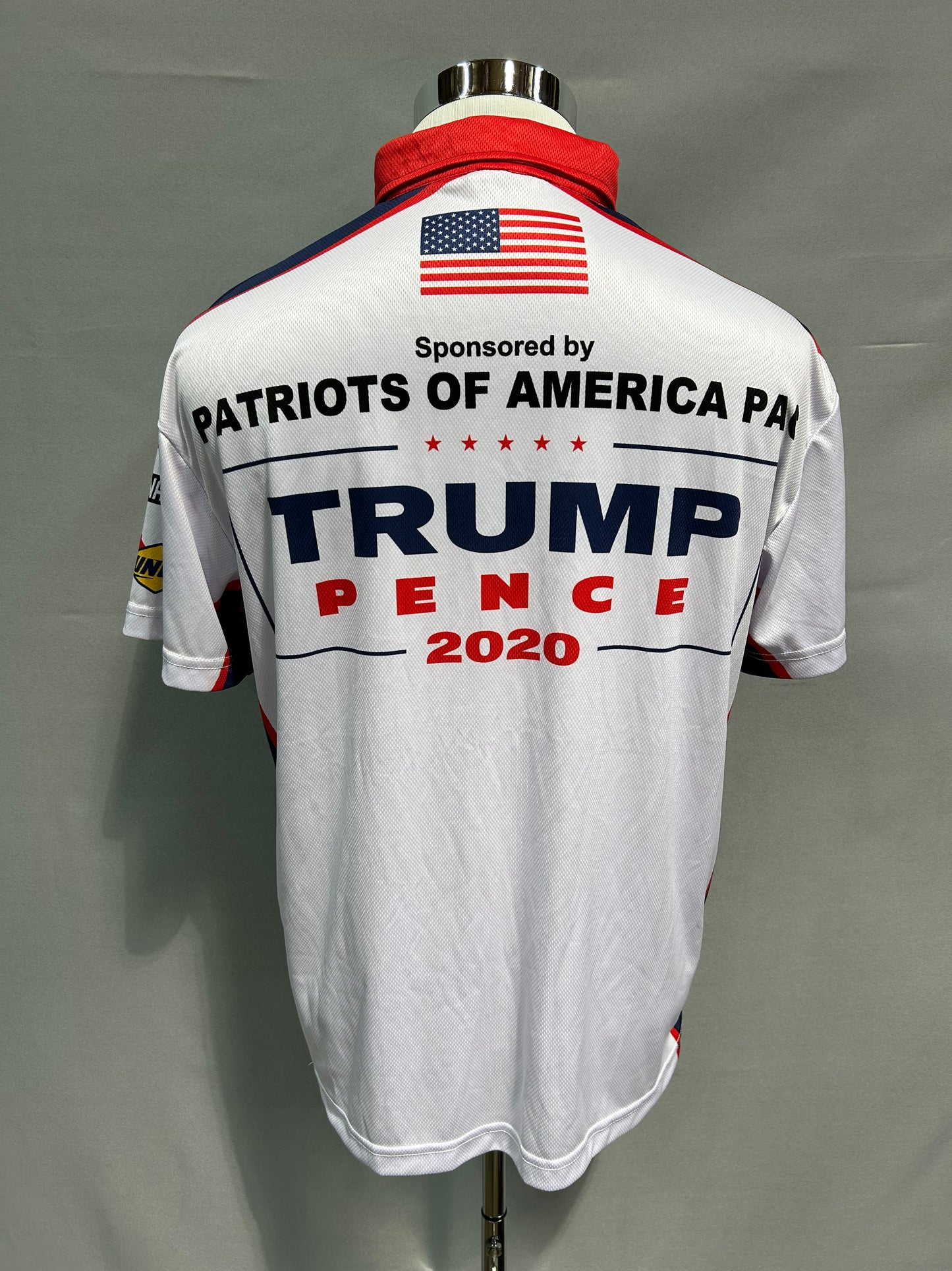 Trump Pence 2020 Nascar Crew Shirt Size Small