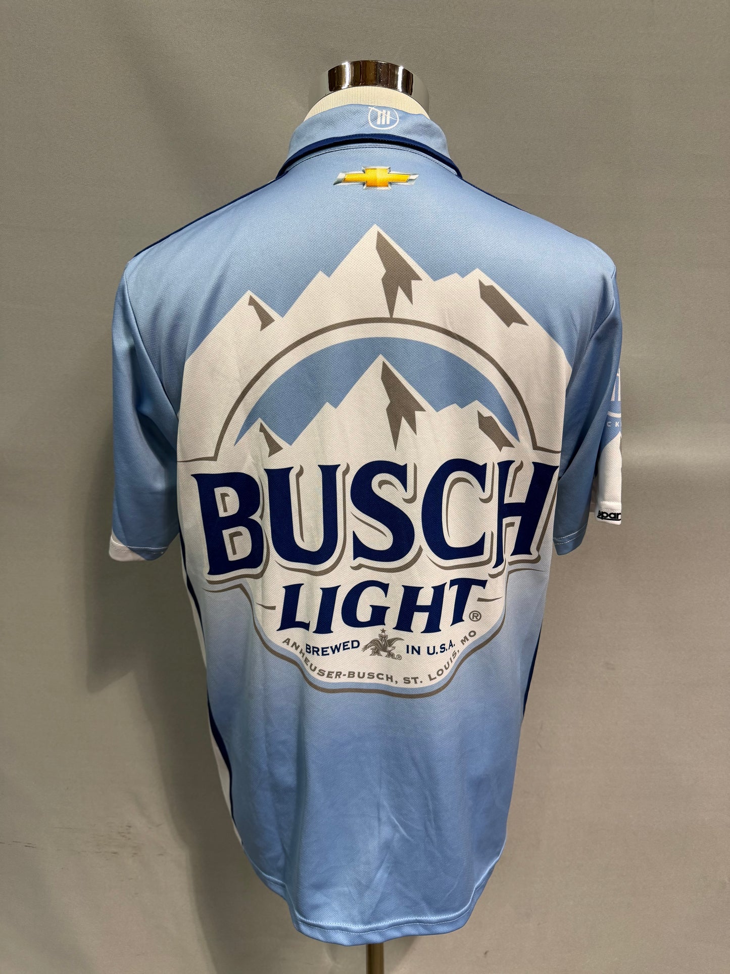 Ross Chastain #1 2024 Busch Light Nascar Crew Shirt Size Medium