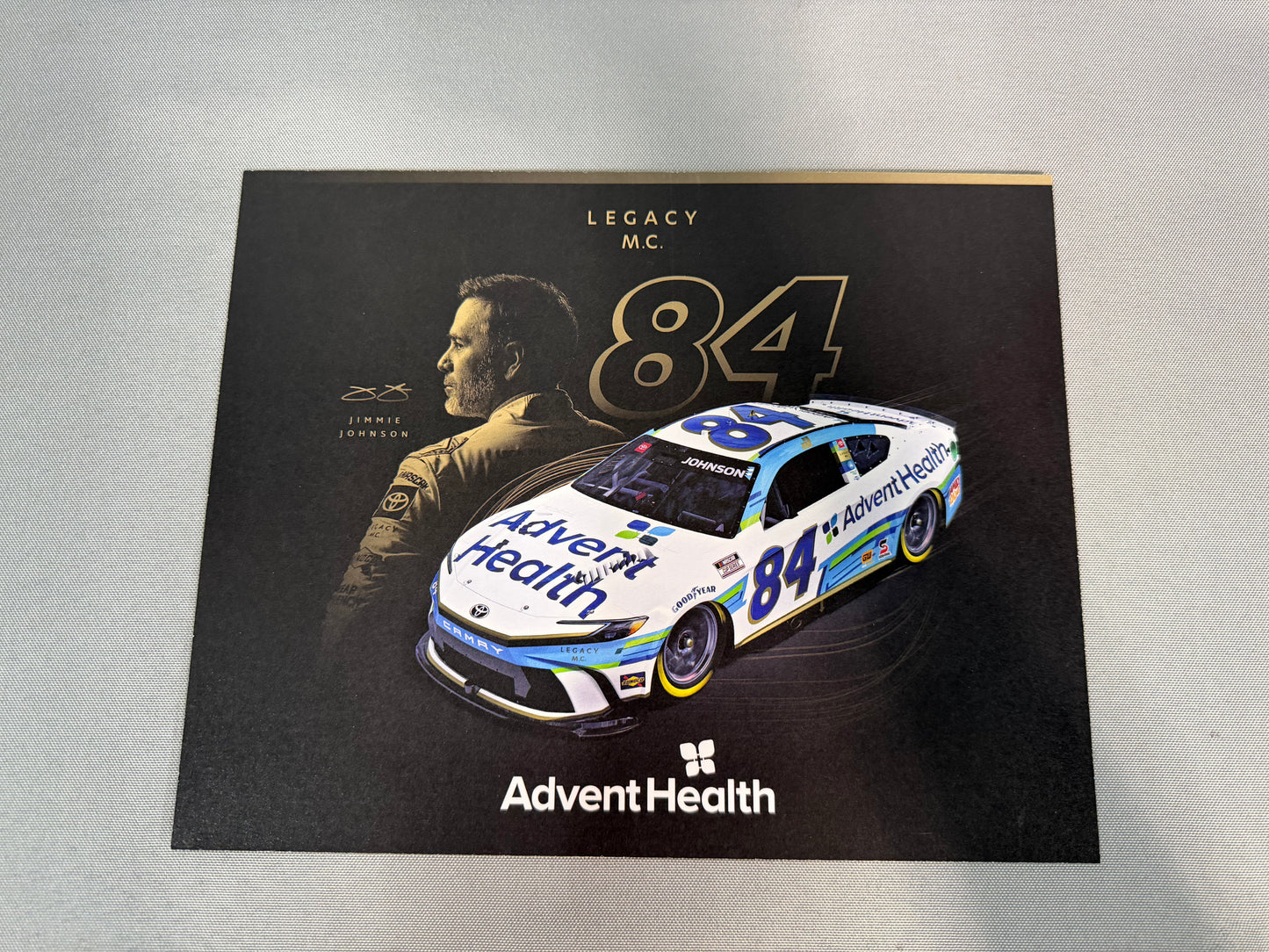 Jimmie Johnson #84 2024 Advent Health Nascar Hero Card