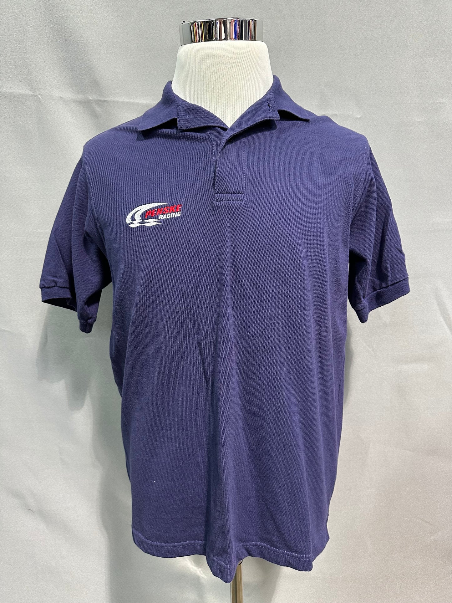 Penske Racing Nascar Team Issued Polo Shirt Size Large