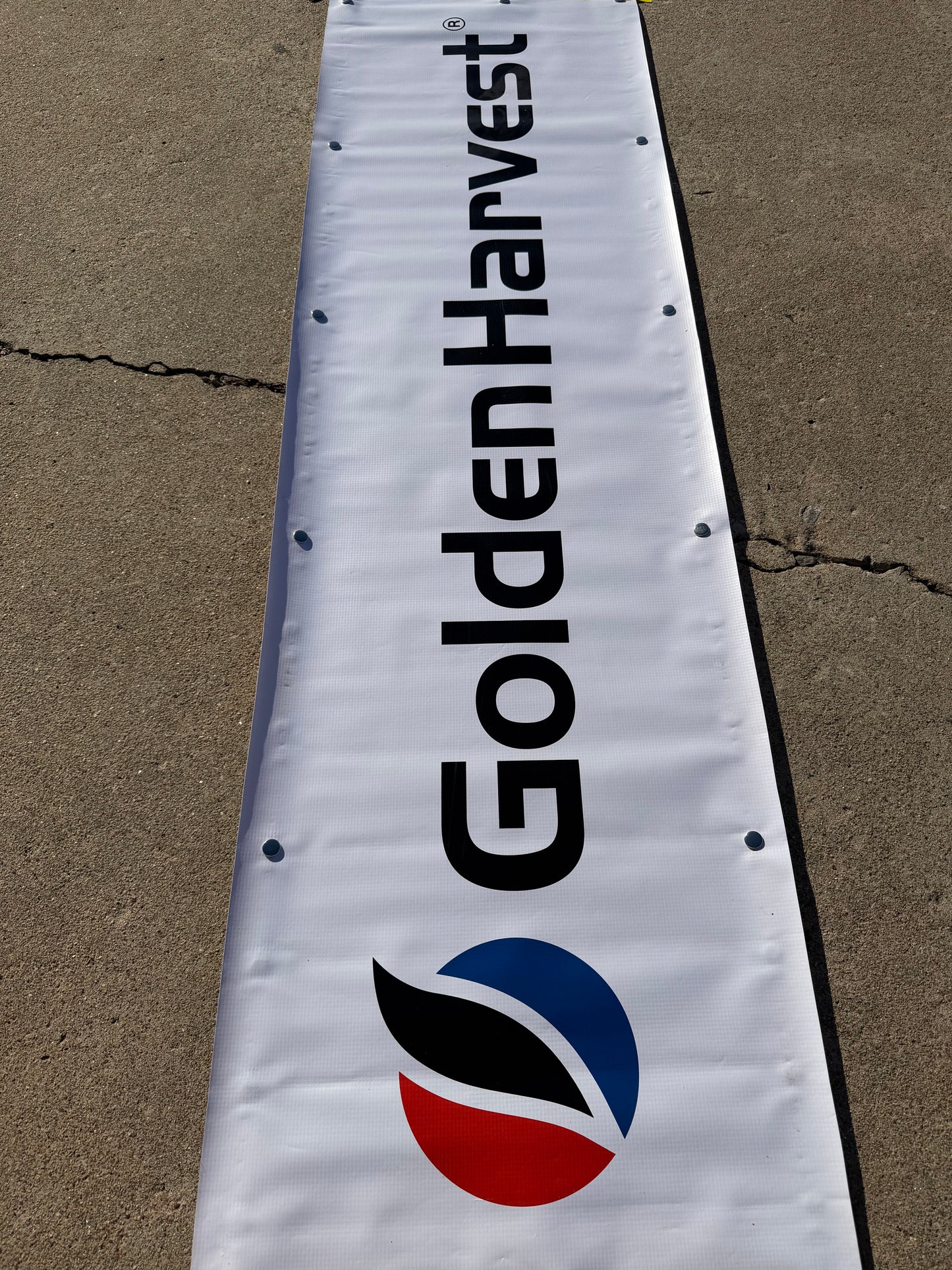 Sammy Smith #7 2024 Golden Harvest Nascar Pit Box Riser Banner