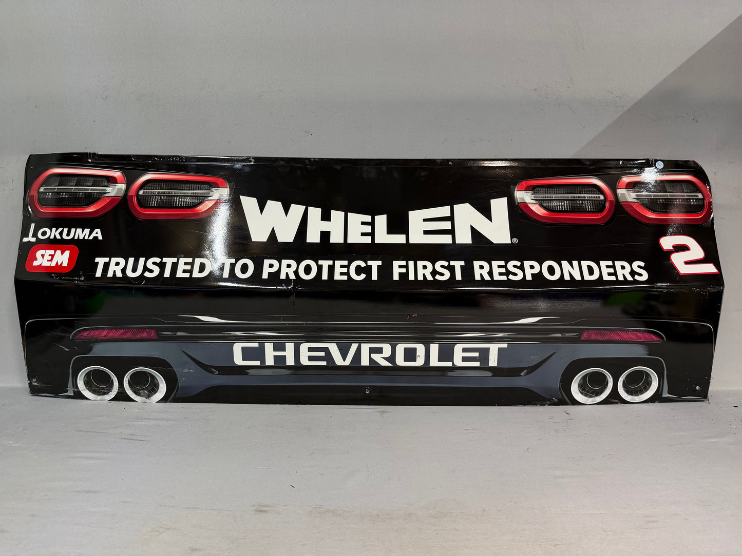 Jesse Love #2 2025 Bristol Whelen Nascar Rear Bumper