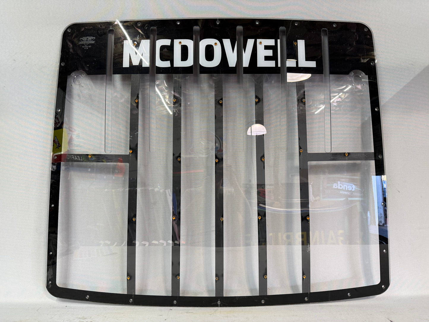 Michael McDowell #71 2025 Nascar Rear Windshield