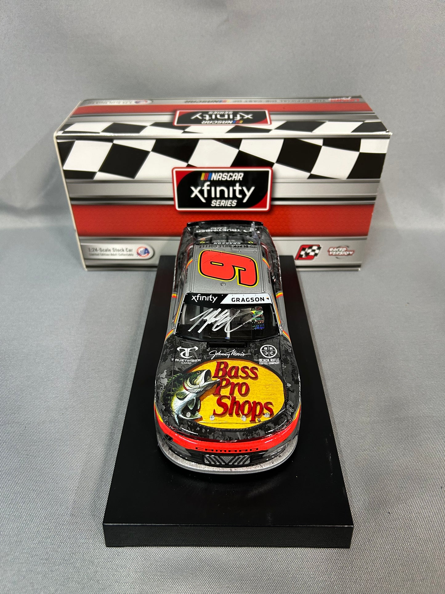 Noah Gragson #9 2021 Autographed Bass Pro Darlington Win Nascar Diecast