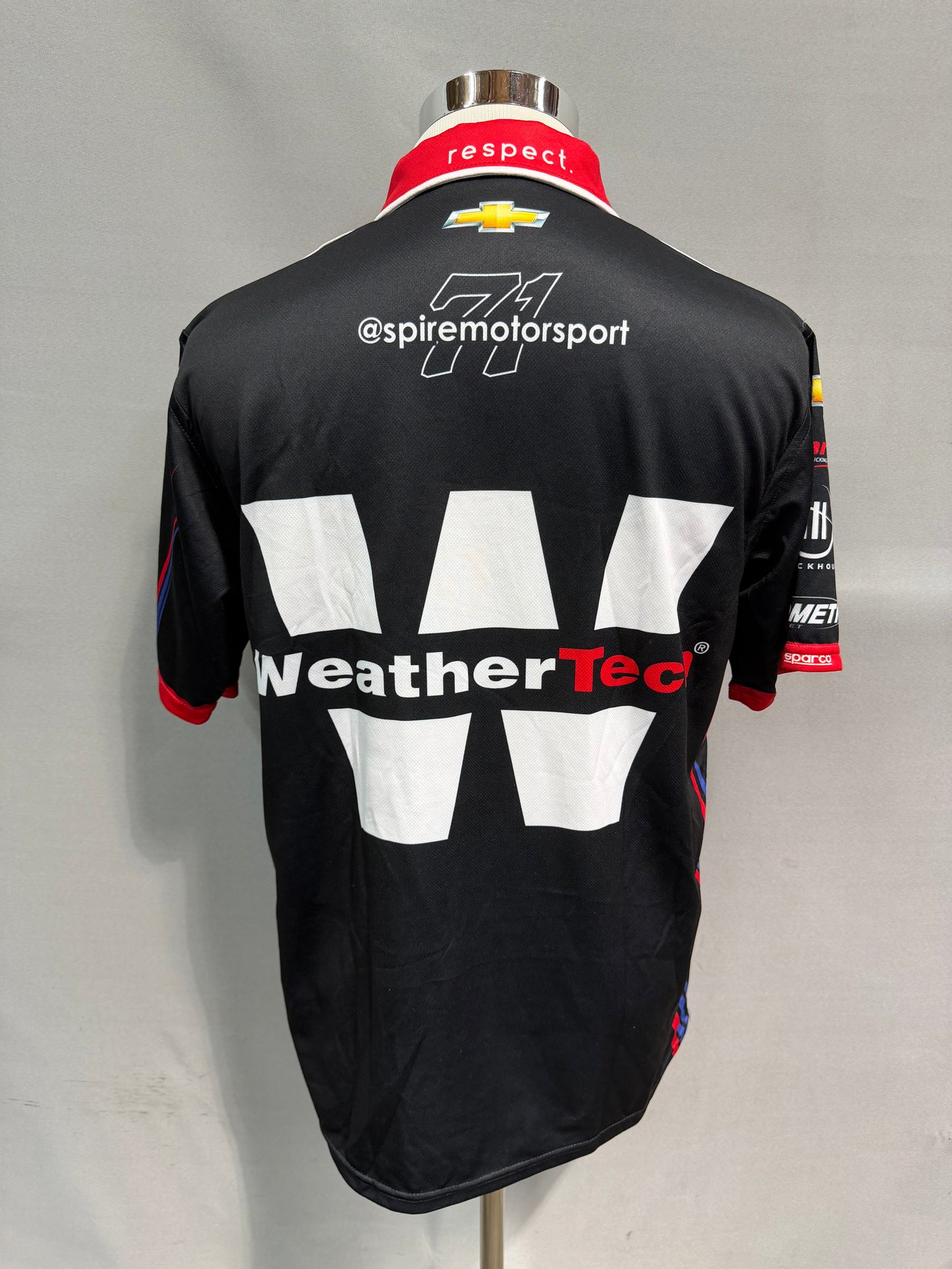Zane Smith #71 2024 Weathertech Nascar Crew Shirt Size Medium