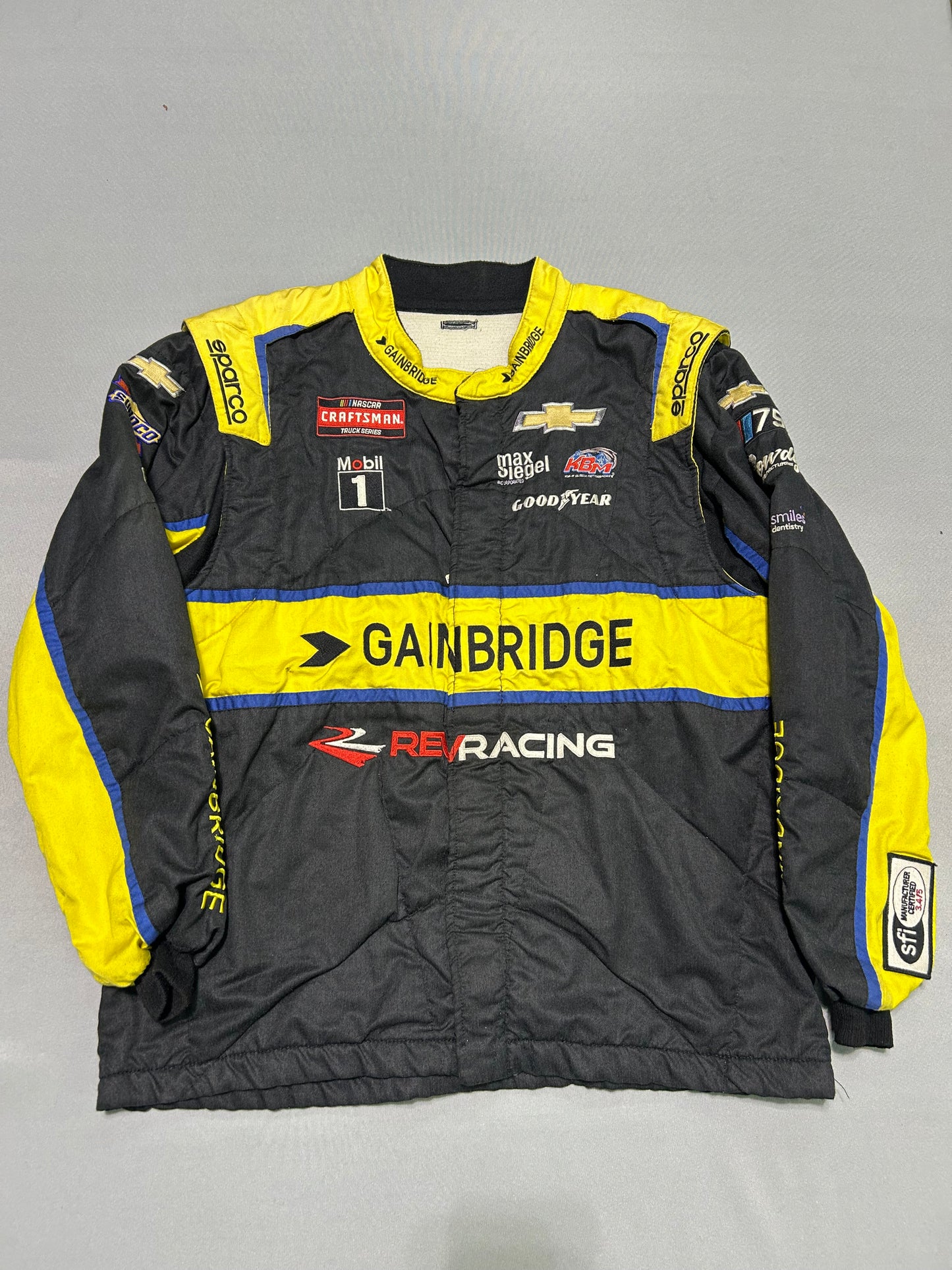 Nick Sanchez #2 2023 Gainbridge Nascar 2 Piece Crew Firesuit C-48 W-34 L-31