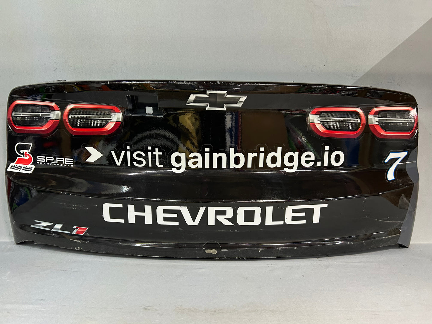 Justin Haley #7 2025 Watkins Glen Gainbridge Nascar Rear Bumper
