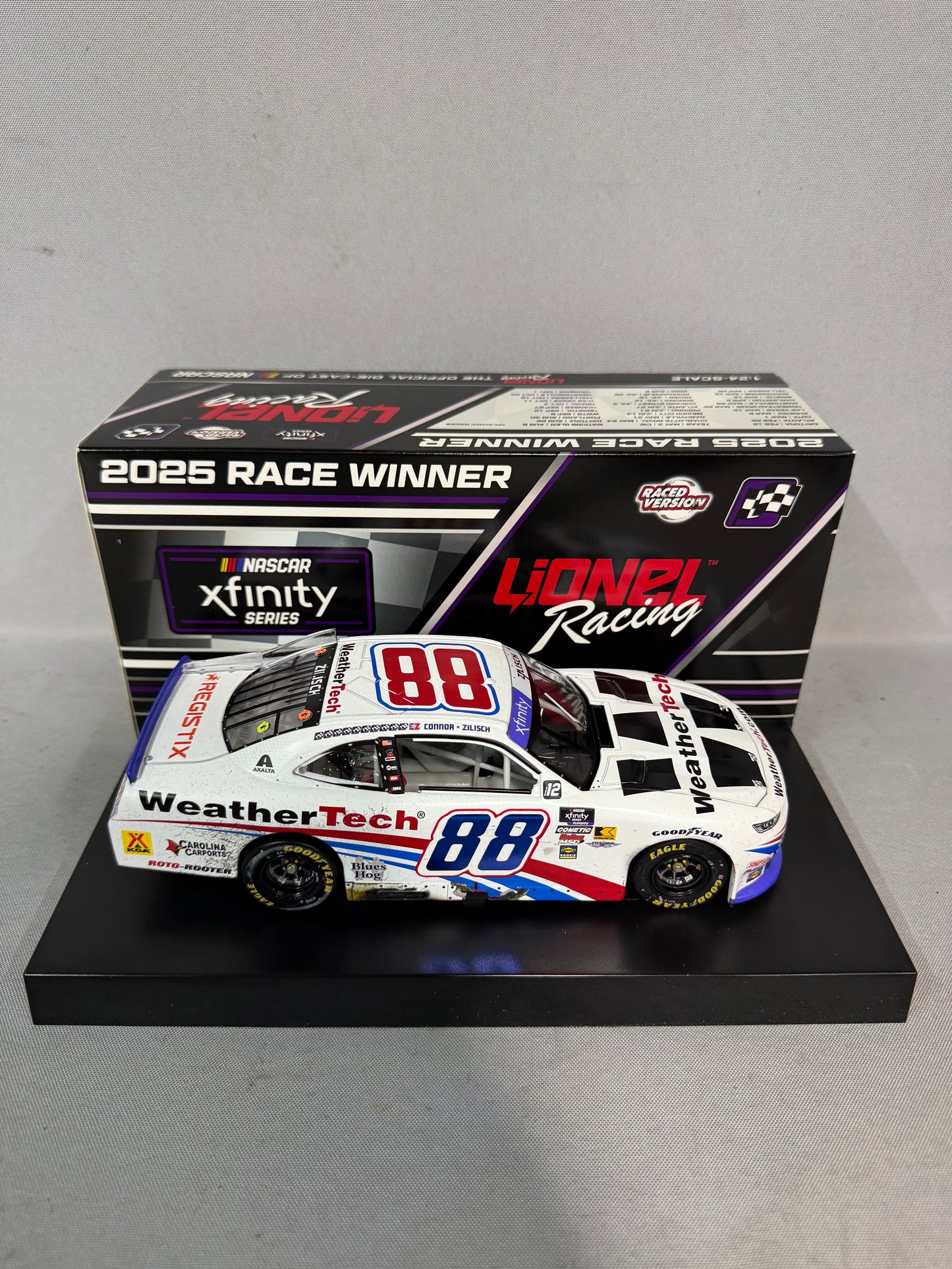 Connor Zilisch #88 2025 Charlotte Roval Win Weathertech Nascar Diecast
