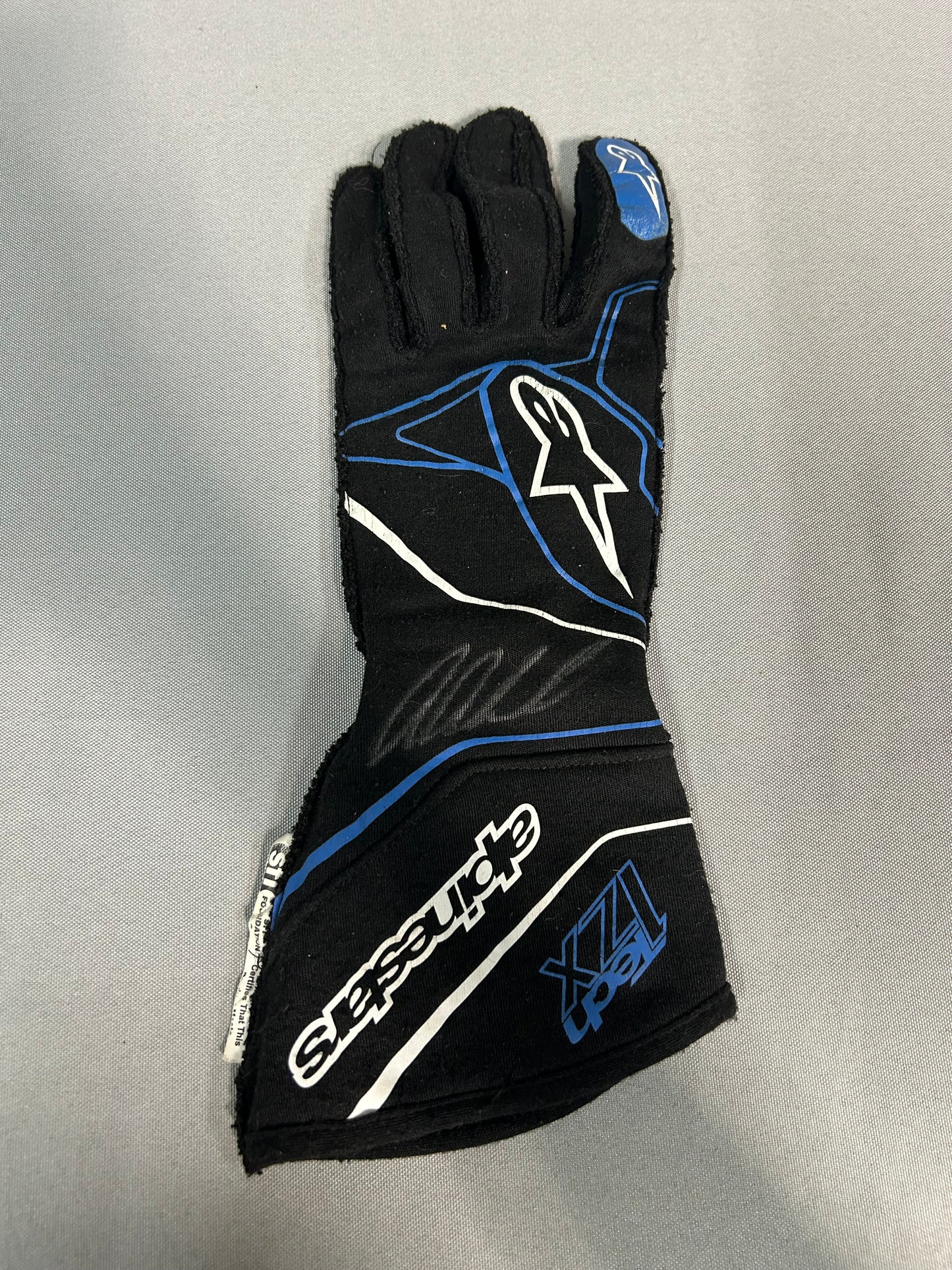 Aric Almirola #43 2016 Autographed Smithfield Nascar Driver Glove