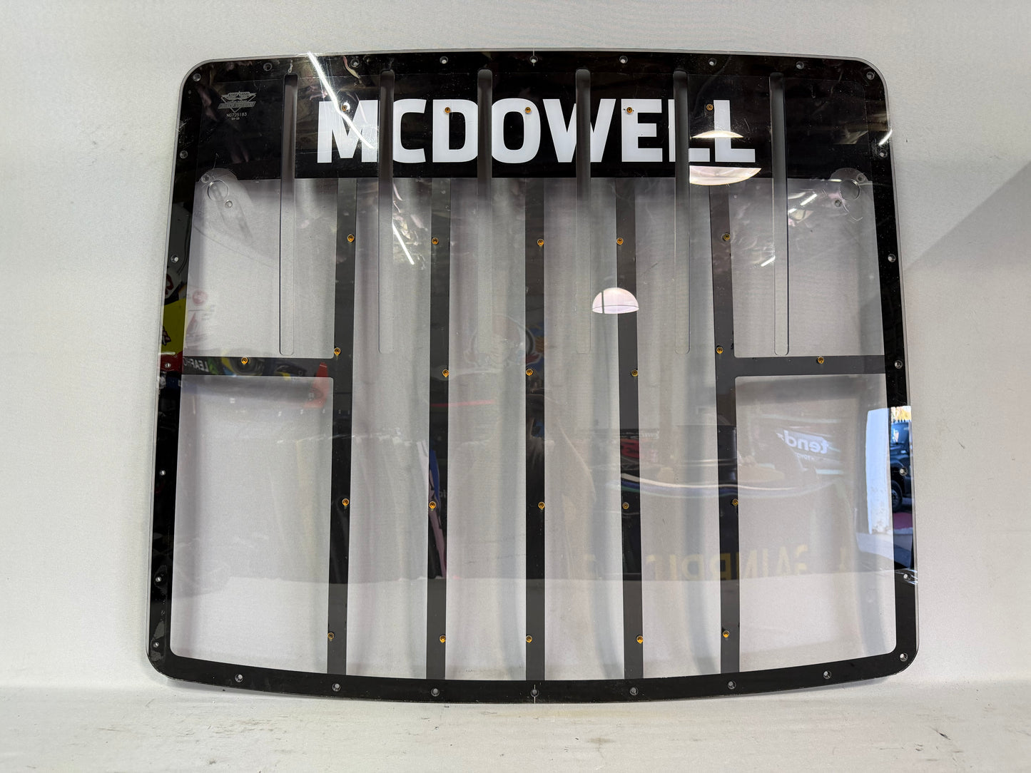 Michael McDowell #71 2025 Nascar Rear Windshield