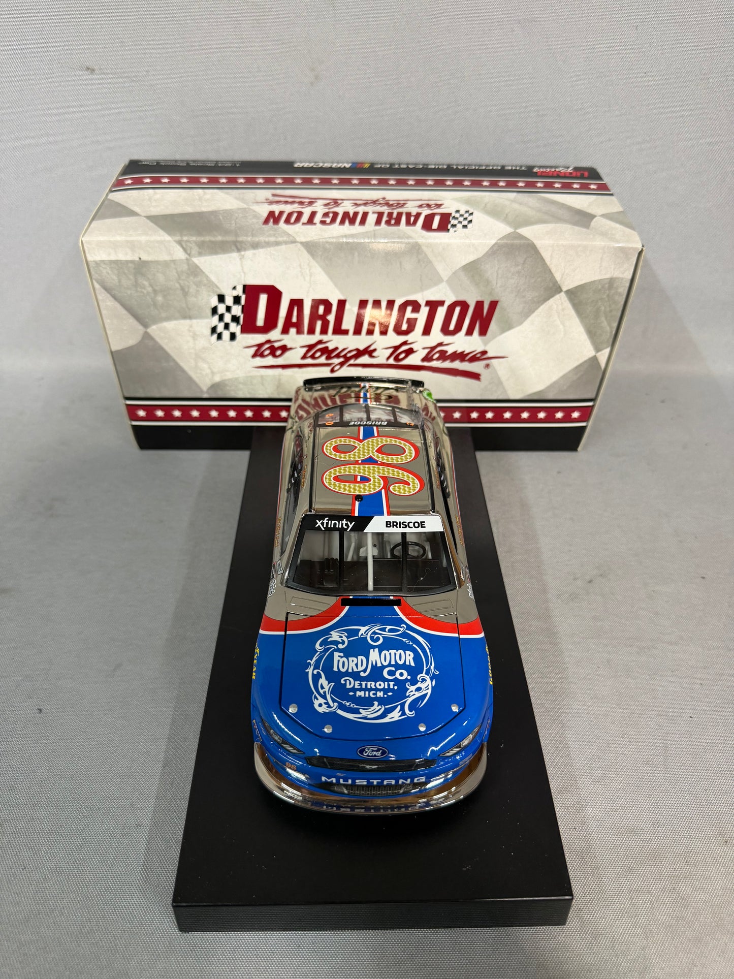Chase Briscoe #98 2019 Ford Darlington Color Chrome Nascar Diecast