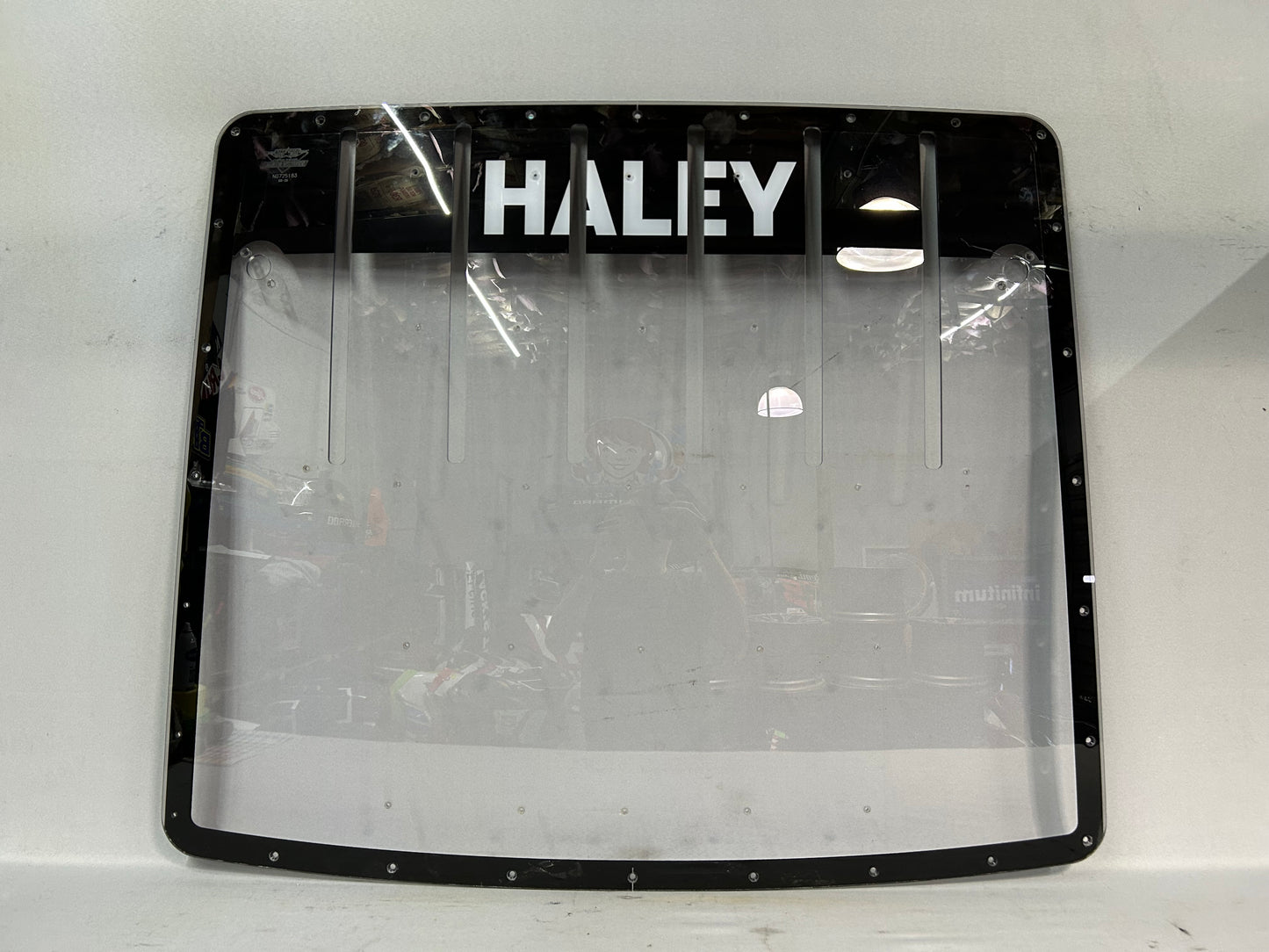 Justin Haley #7 2025 Dover Nascar Rear Windshield