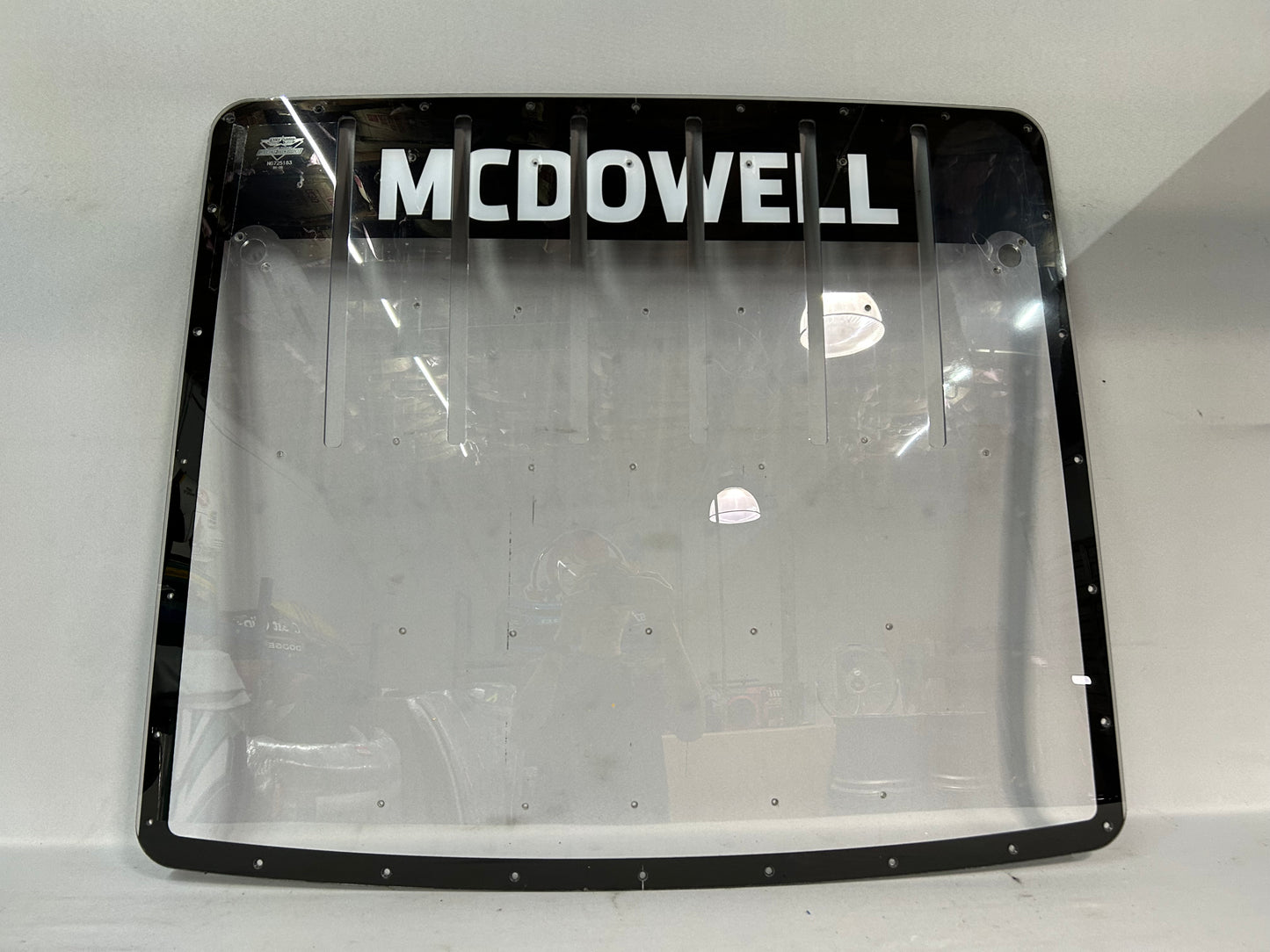Michael McDowell #71 2025 Nascar Rear Windshield