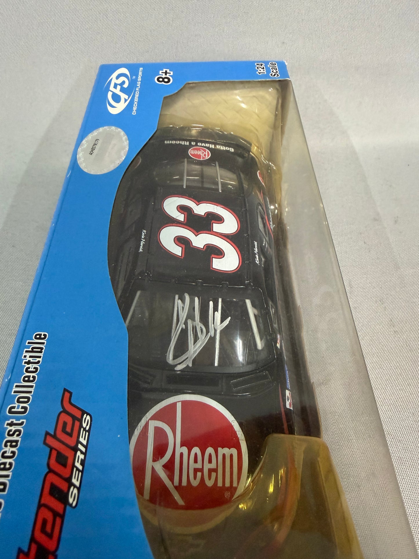 Kevin Harvick #33 2008 Rheem Autographed Nascar Diecast