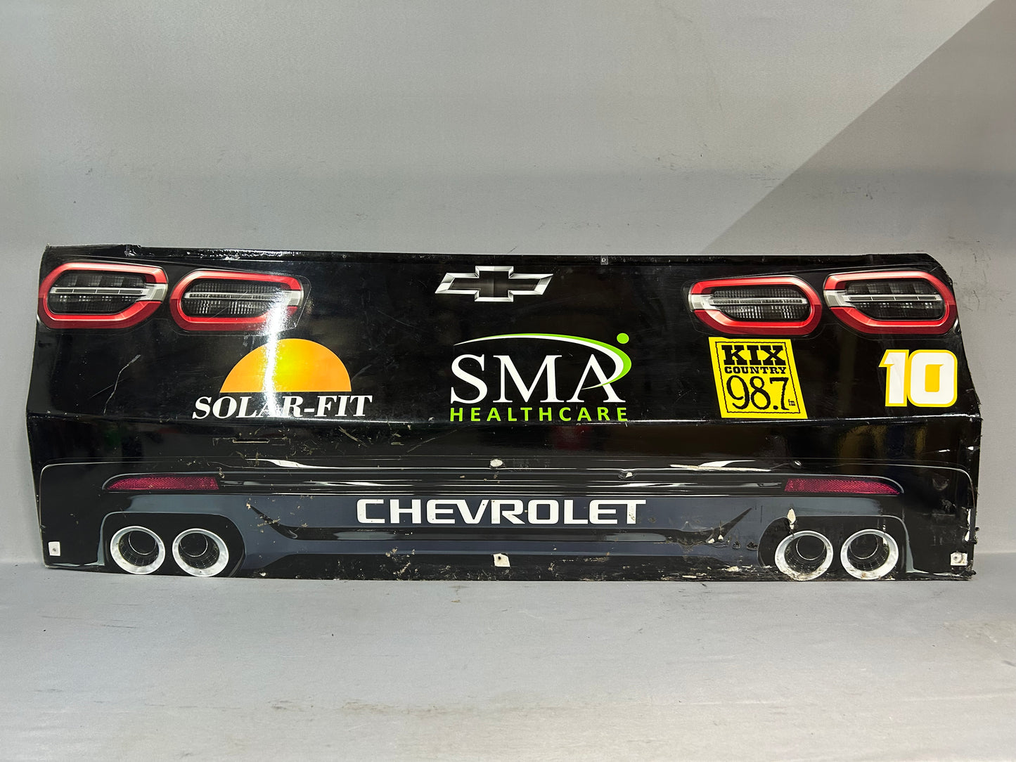 Daniel Dye #10 2025 Chicago Bettenhausen Auto Race To Stop Suicide Nascar Rear Bumper