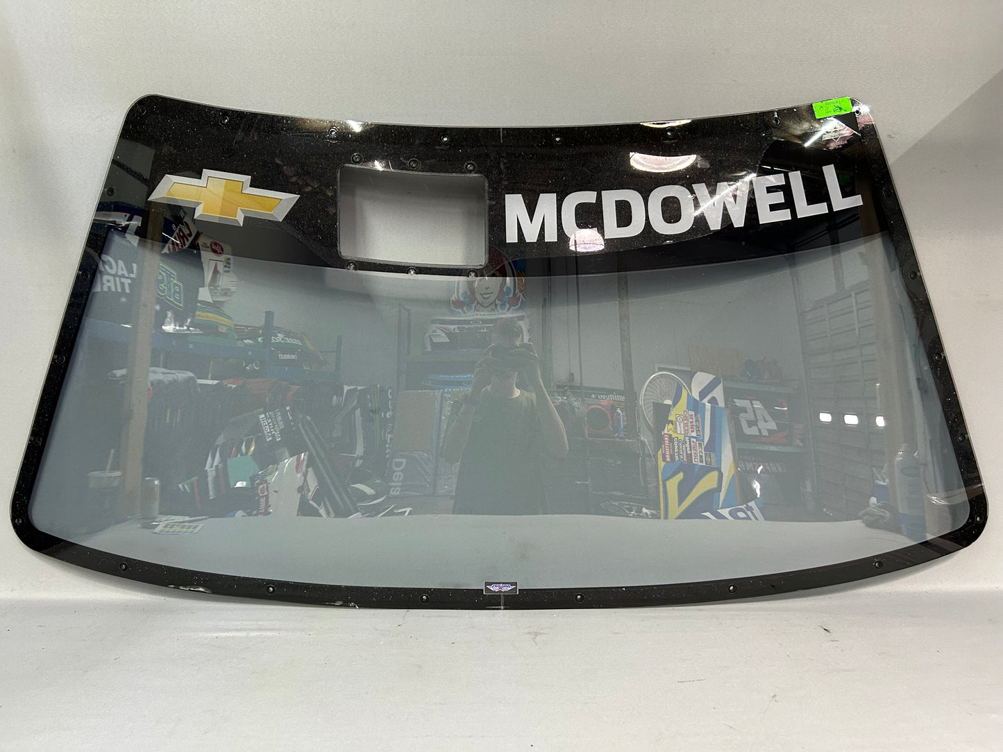Michael McDowell #71 2025 Kansas Nascar Front Windshield