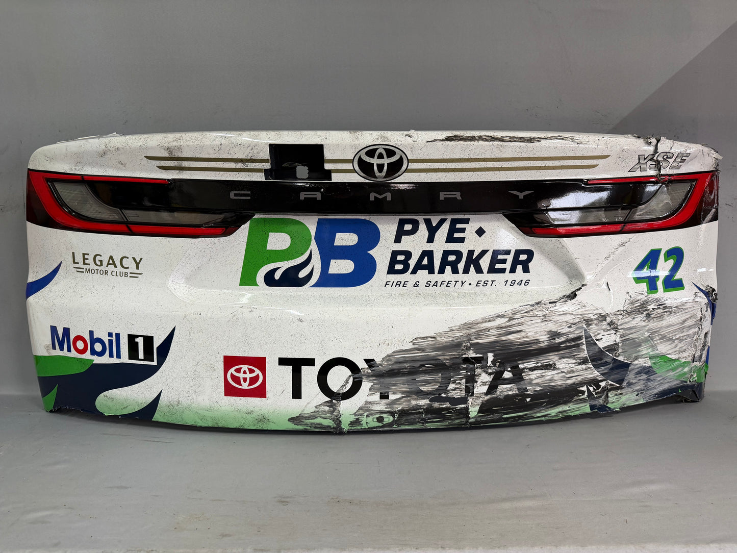 John Hunter Nemechek #42 2025 New Hampshire Pye Barker Nascar Rear Bumper