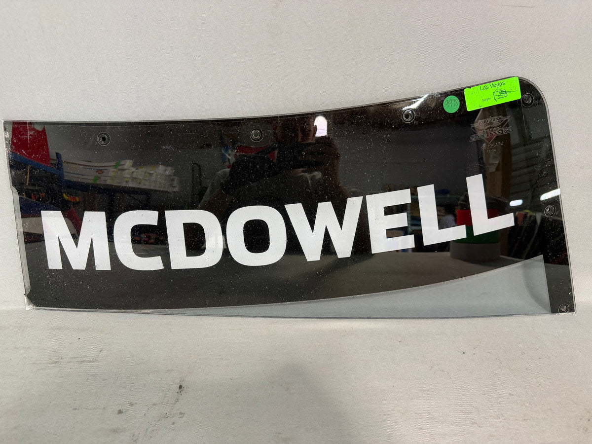 Michael McDowell #71 2025 Las Vegas Nascar Windshield Banner