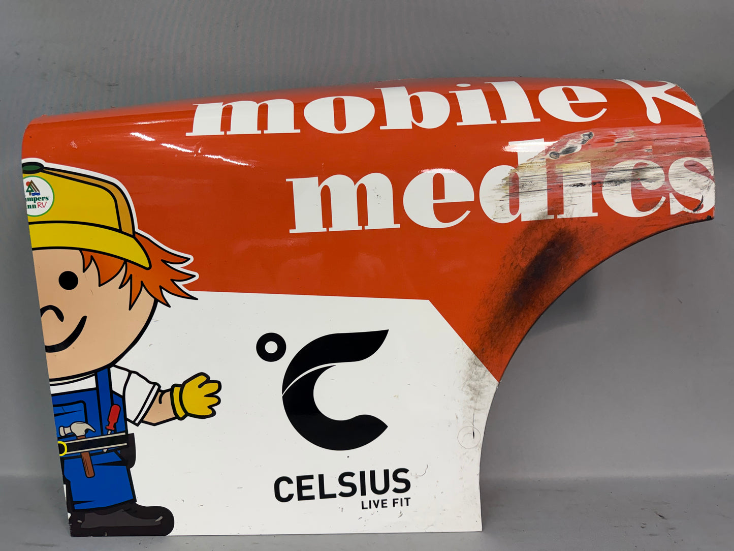 Christian Eckes #16 2025 Daytona Campers Inn RV Nascar Partial Quarter Panel