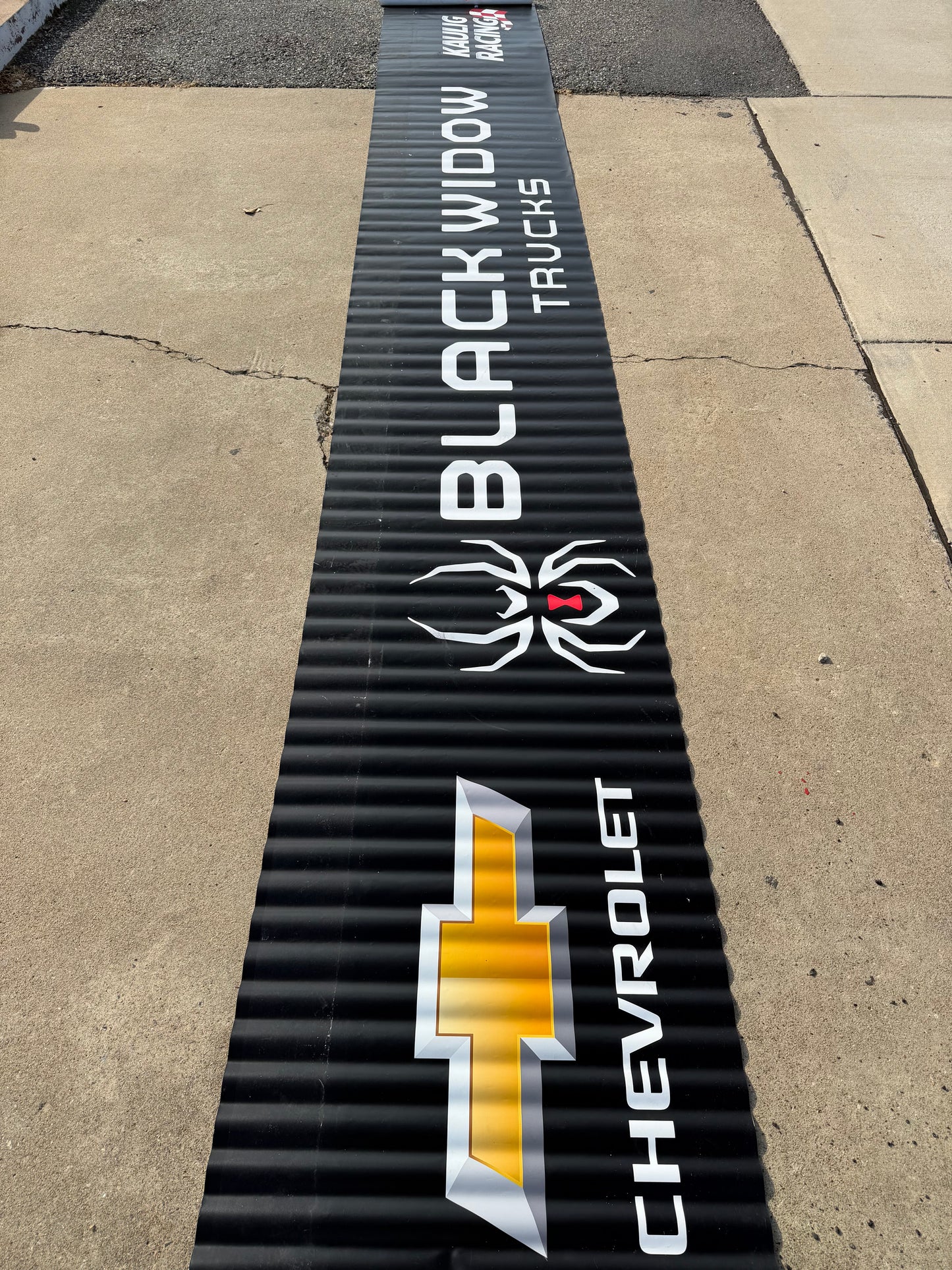 Daniel Dye #10 2025 Black Widow Trucks Nascar Pit Wall Banner
