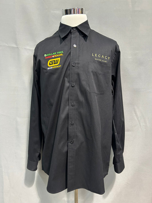 John Hunter Nemechek #42 Nascar Team Issued Button Up Dress Shirt Size XL Tall