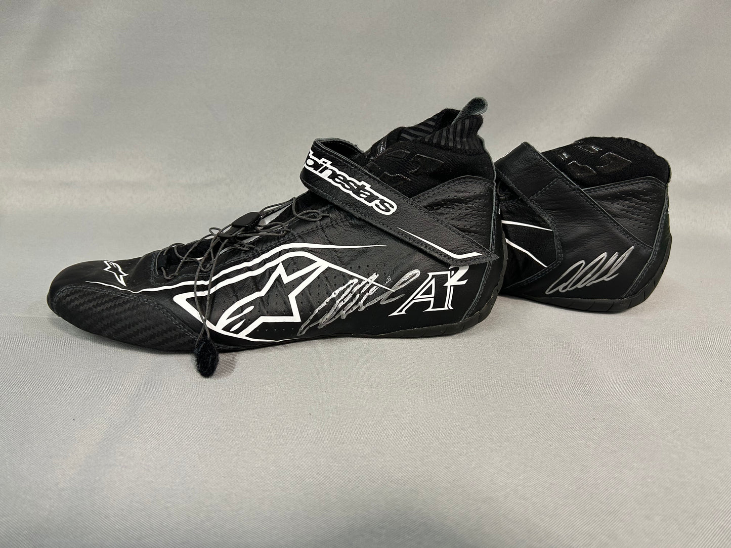 Aric Almirola #10 2022 Autographed Alpine Star Nascar Driver Shoes