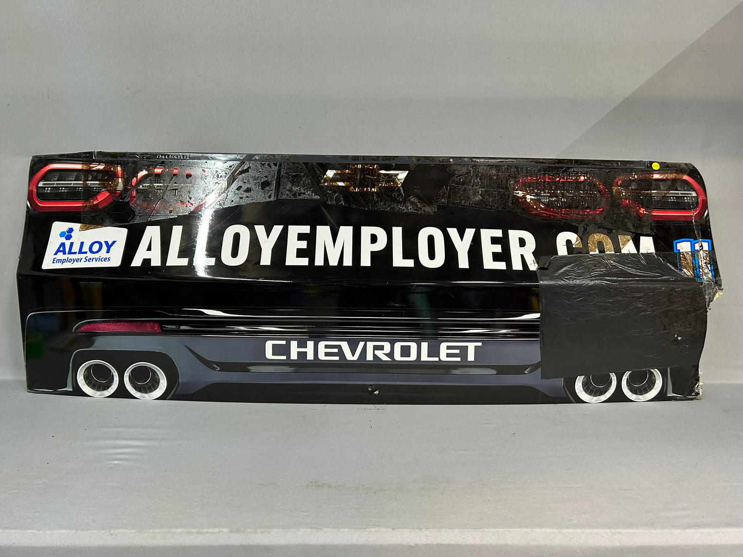 Josh Williams #11 2025 Darlington Throwback Alloy Employer Services Nascar Rear Bumper