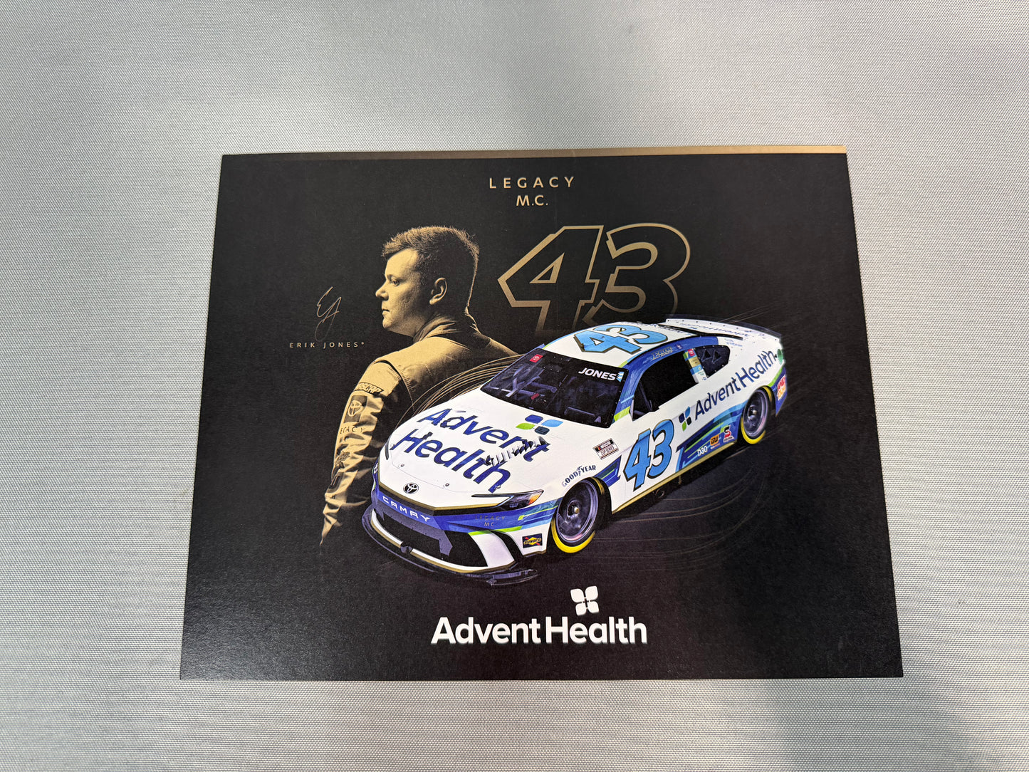 Erik Jones #43 2024 Advent Health Nascar Hero Card