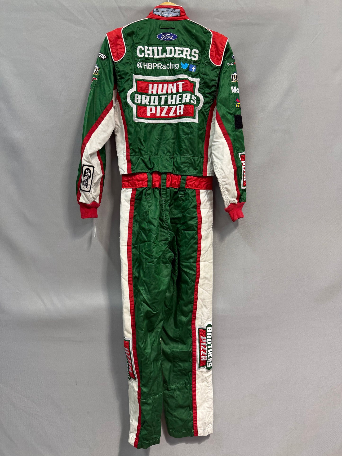 Kevin Harvick Rodney Childers #4 Hunt Brothers Pizza Nascar Crew Firesuit C-36 W-30 L-30