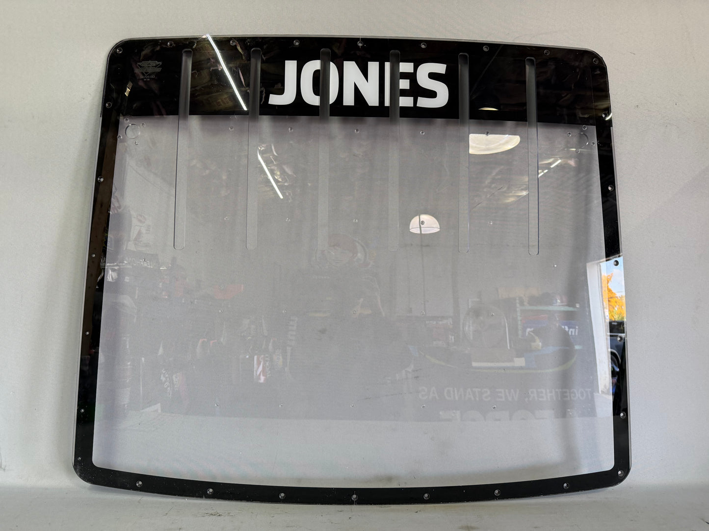 Erik Jones #43 2025 Talladega Nascar Rear Windshield