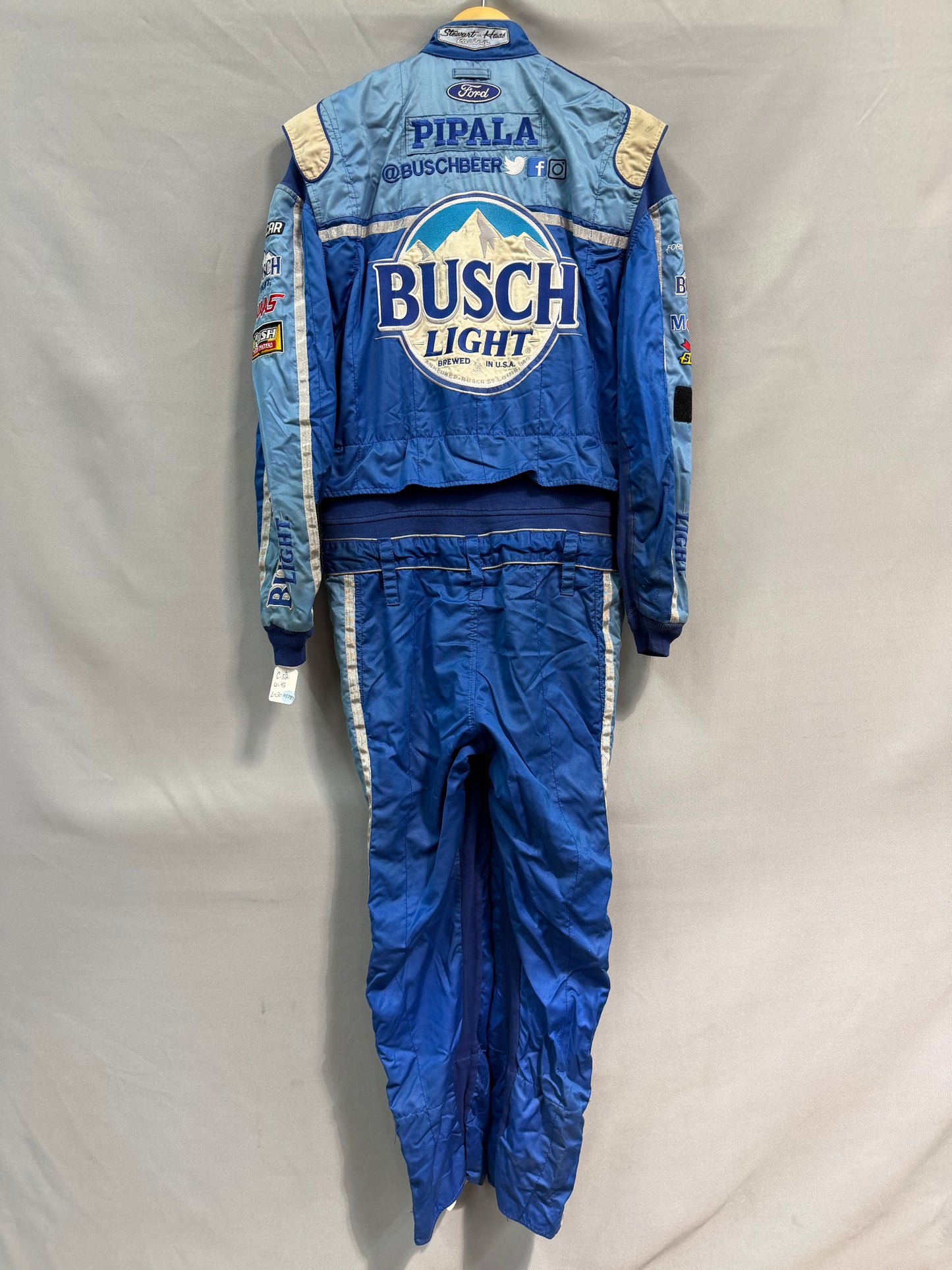 Kevin Harvick #4 Busch Light Nascar Crew Firesuit C-52 W-42 L-30