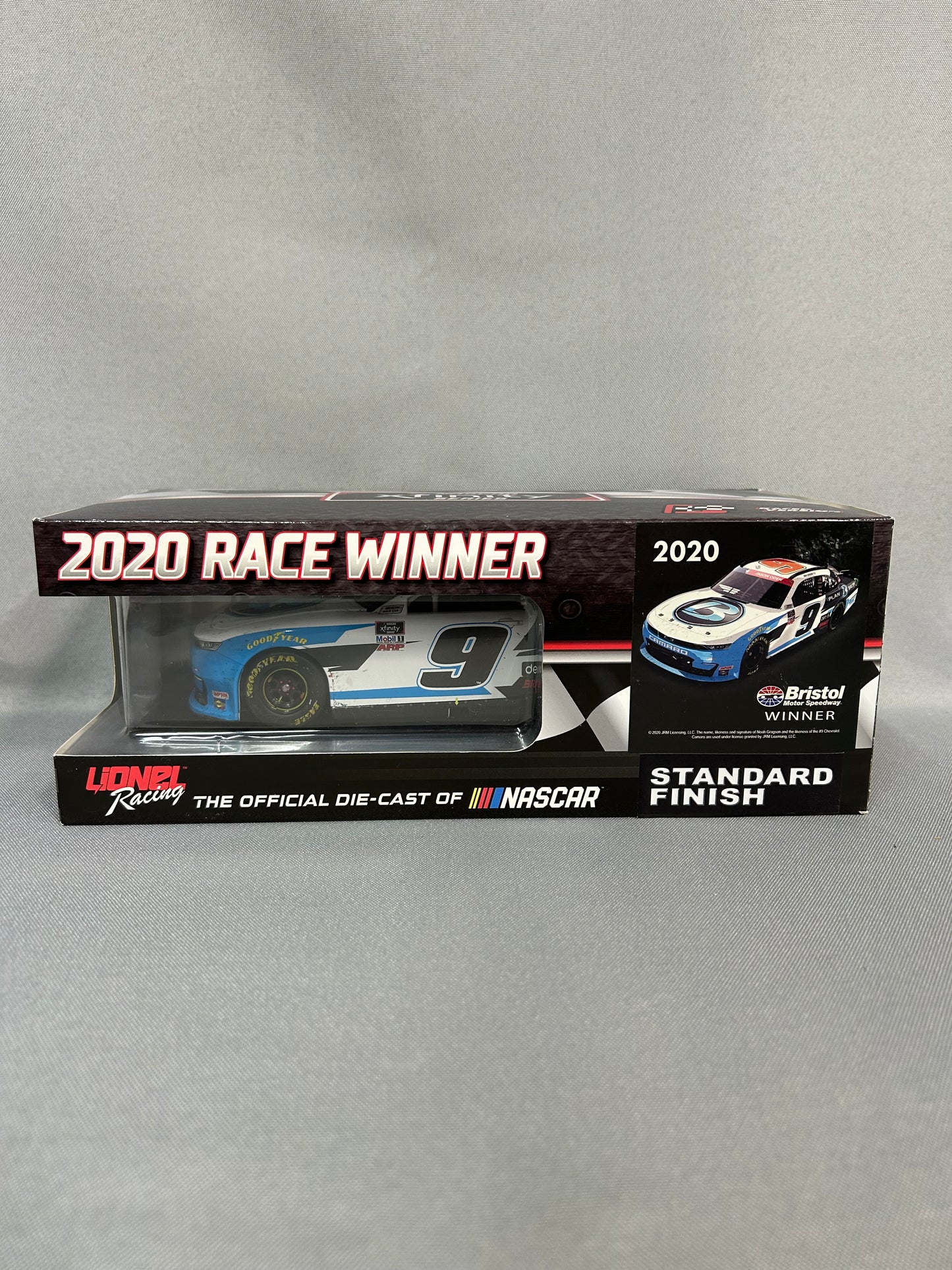 Noah Gragson #9 2020 Autographed Plan B Sales Bristol Win Nascar Diecast