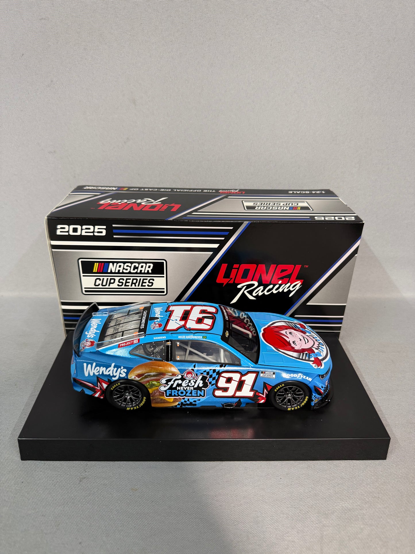 Helio Castroneves #91 2025 Wendy’s Nascar Diecast